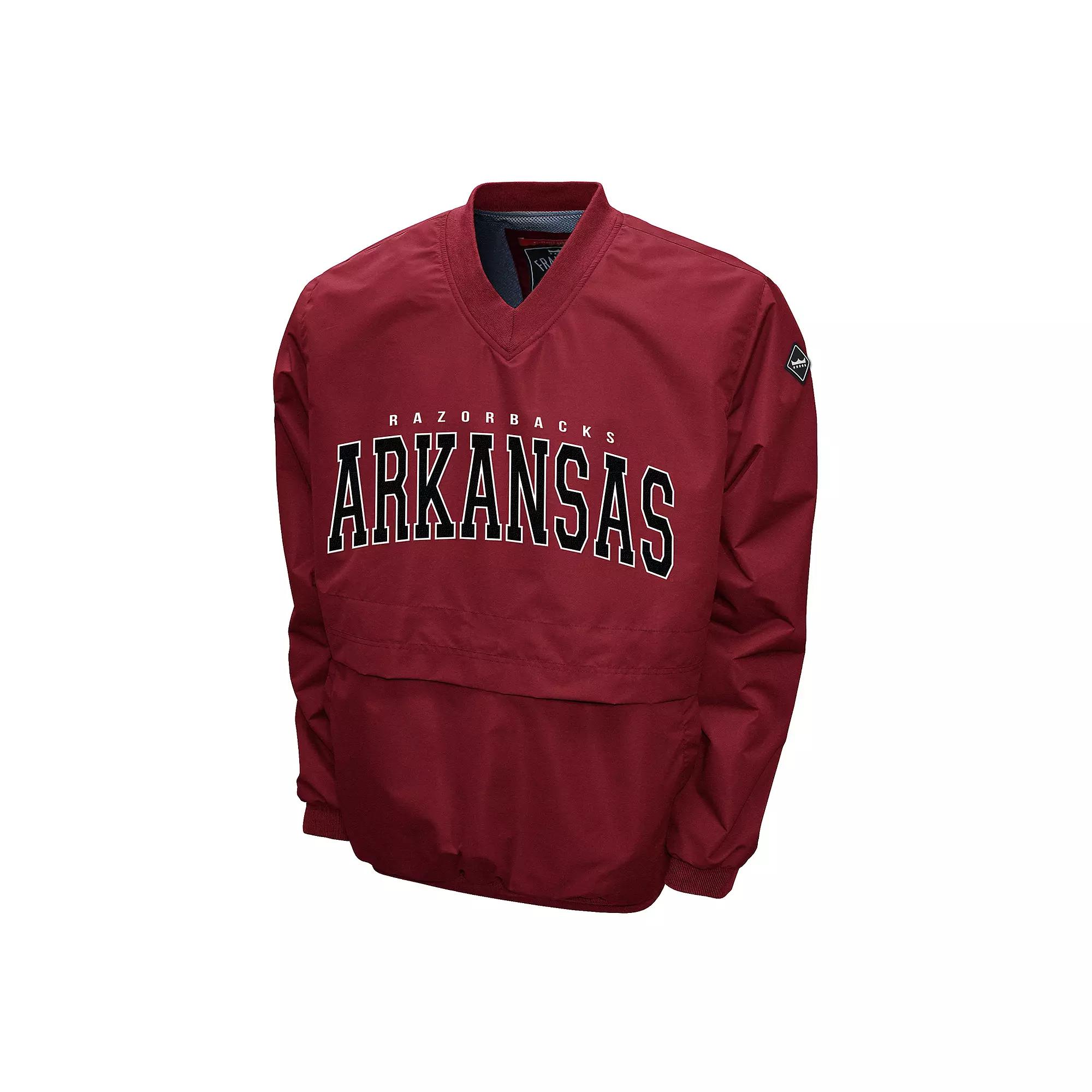Men's Arkansas Razorbacks Members Windshell Pullover,  Product Image