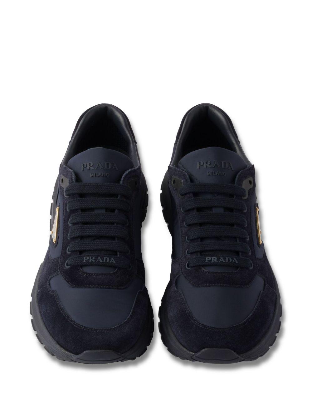Prax 01 suede-panelled sneakers Product Image
