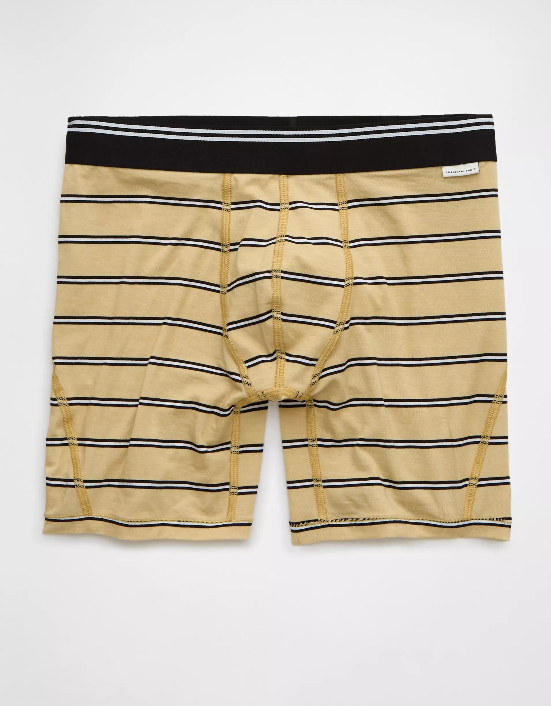 AEO Men's Striped 6" Ultra Soft Boxer Brief Product Image