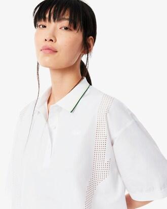 Oversized Technical Fabric Polo Shirt Product Image