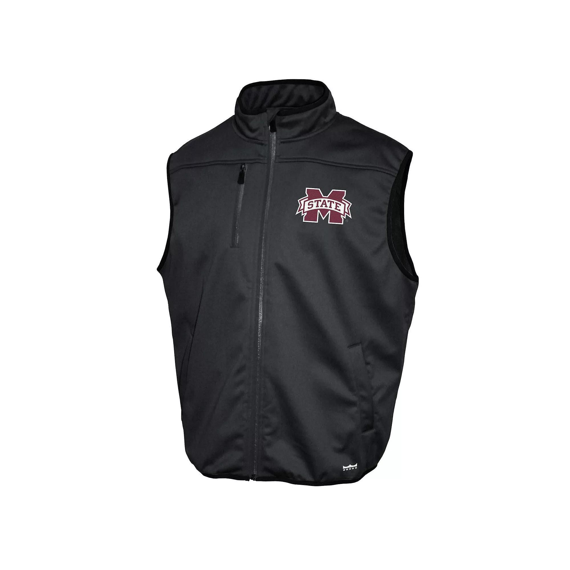 Men's Mississippi State Bulldogs Zip Up Softshell Vest,  Product Image
