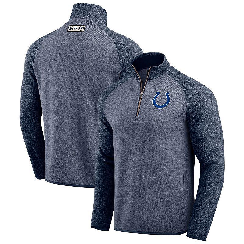Men's Darius Rucker Collection by Fanatics Royal Indianapolis Colts Tonal Quarter-Zip Jacket, Size: Medium, Blue Product Image