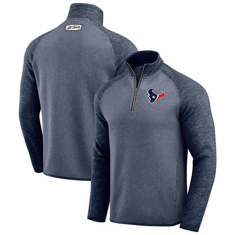 Men's Darius Rucker Collection by Fanatics Navy New England Patriots Tonal Quarter-Zip Jacket, Size: Medium, Blue Product Image