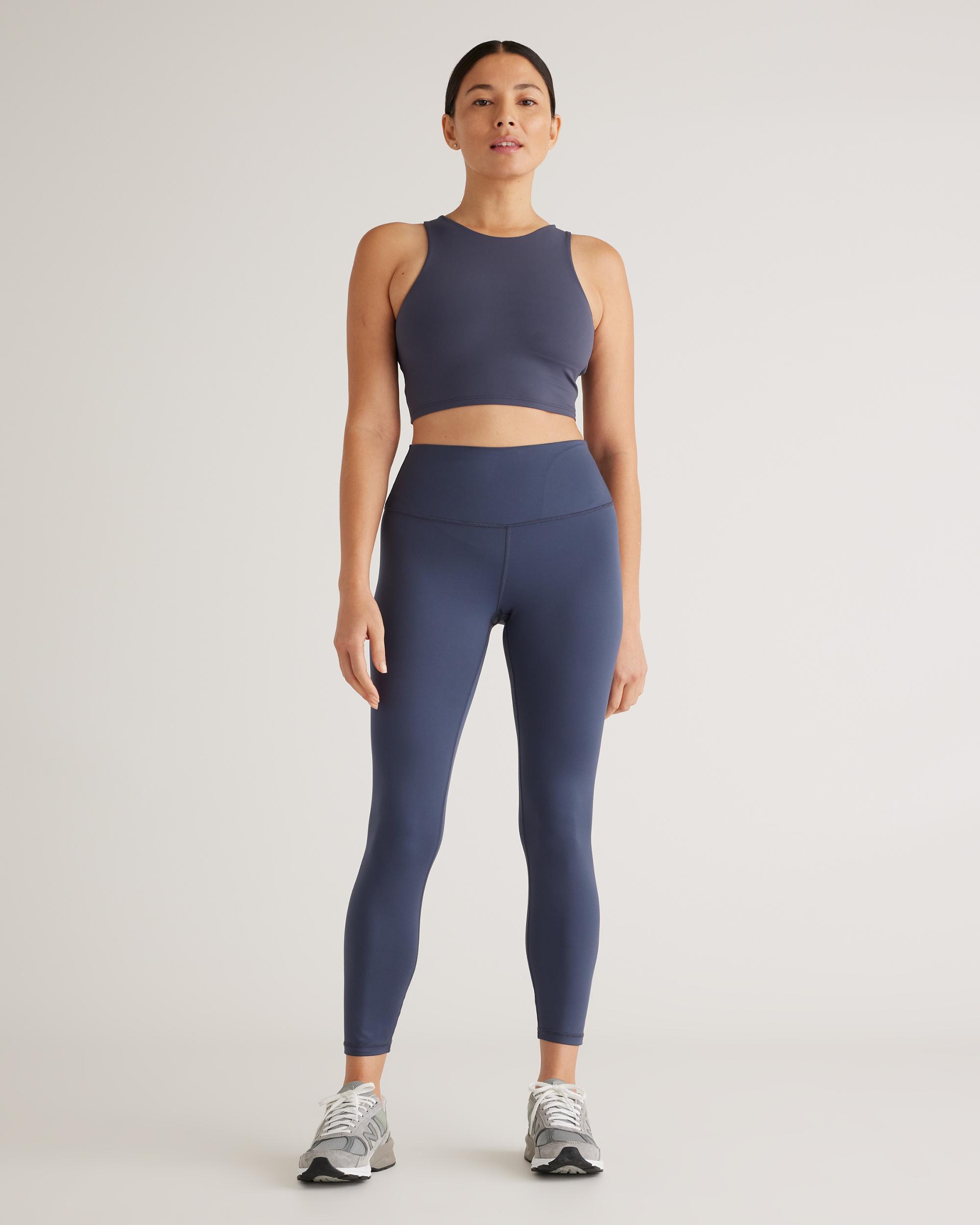 Quince | Women's Ultra-Form High-Neck Cropped Tank Top Nylon/Spandex Product Image