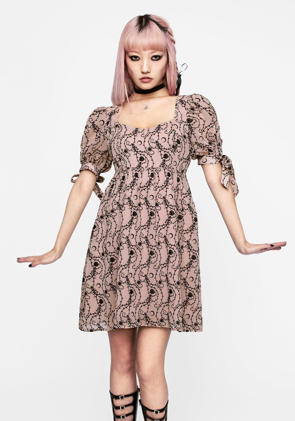 Rosethorn Babydoll Mini Dress Product Image