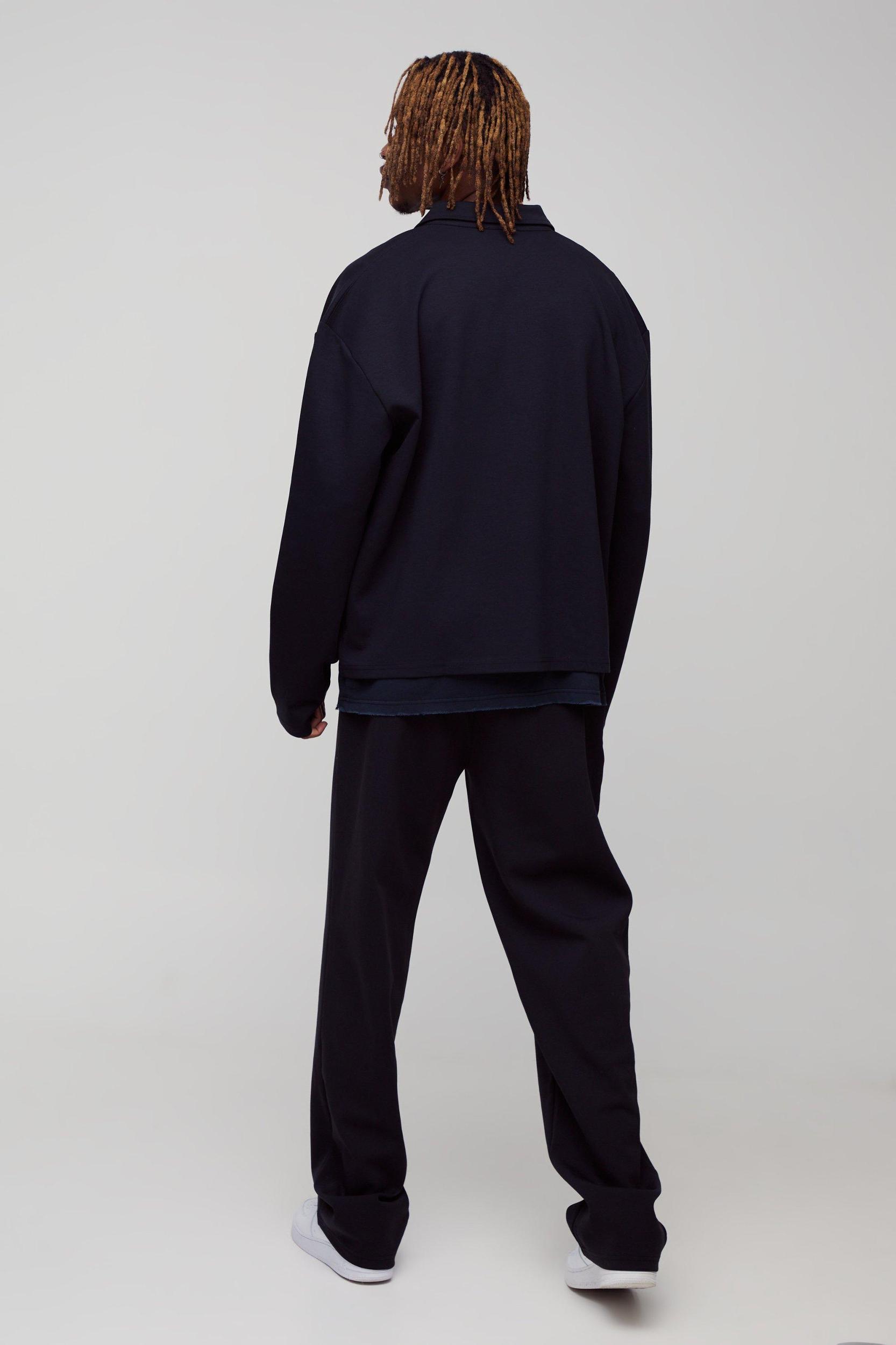 Tall Smart Interlock Relaxed Fit Sweatpants | boohooMAN USA Product Image