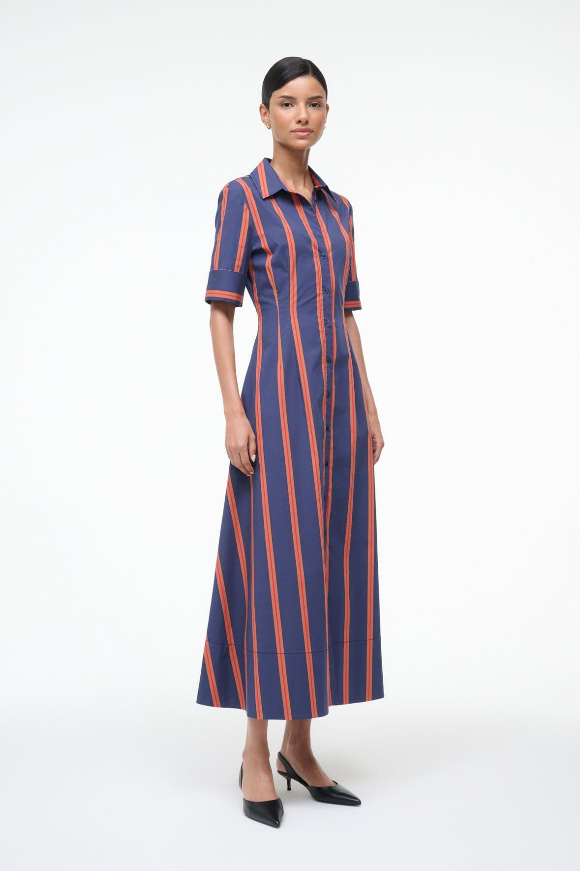 JOAN DRESS | RAILROAD STRIPE Product Image