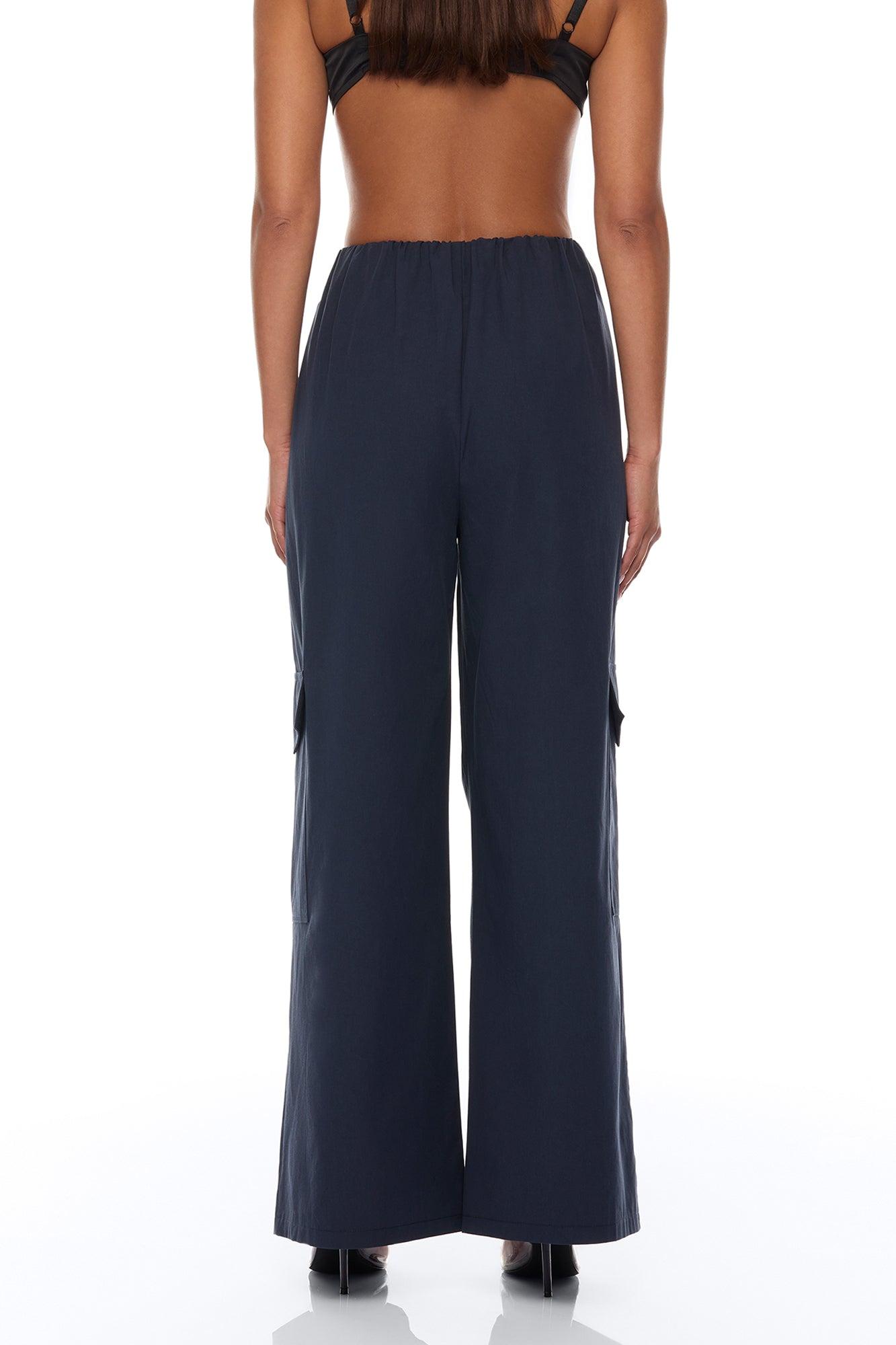 So Effortless Cargo Pant - Navy Female Product Image