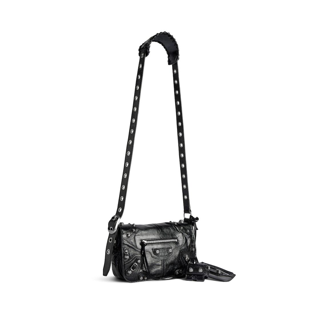 Men's Le Cagole Flap Bag Xs in Black Product Image