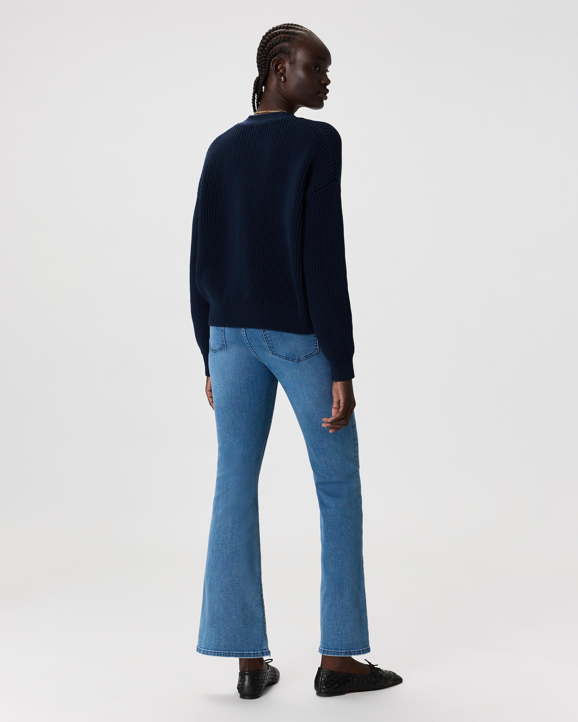 Quince | Women's Nina Stretch Pull-On Flare Jeans Cotton Product Image