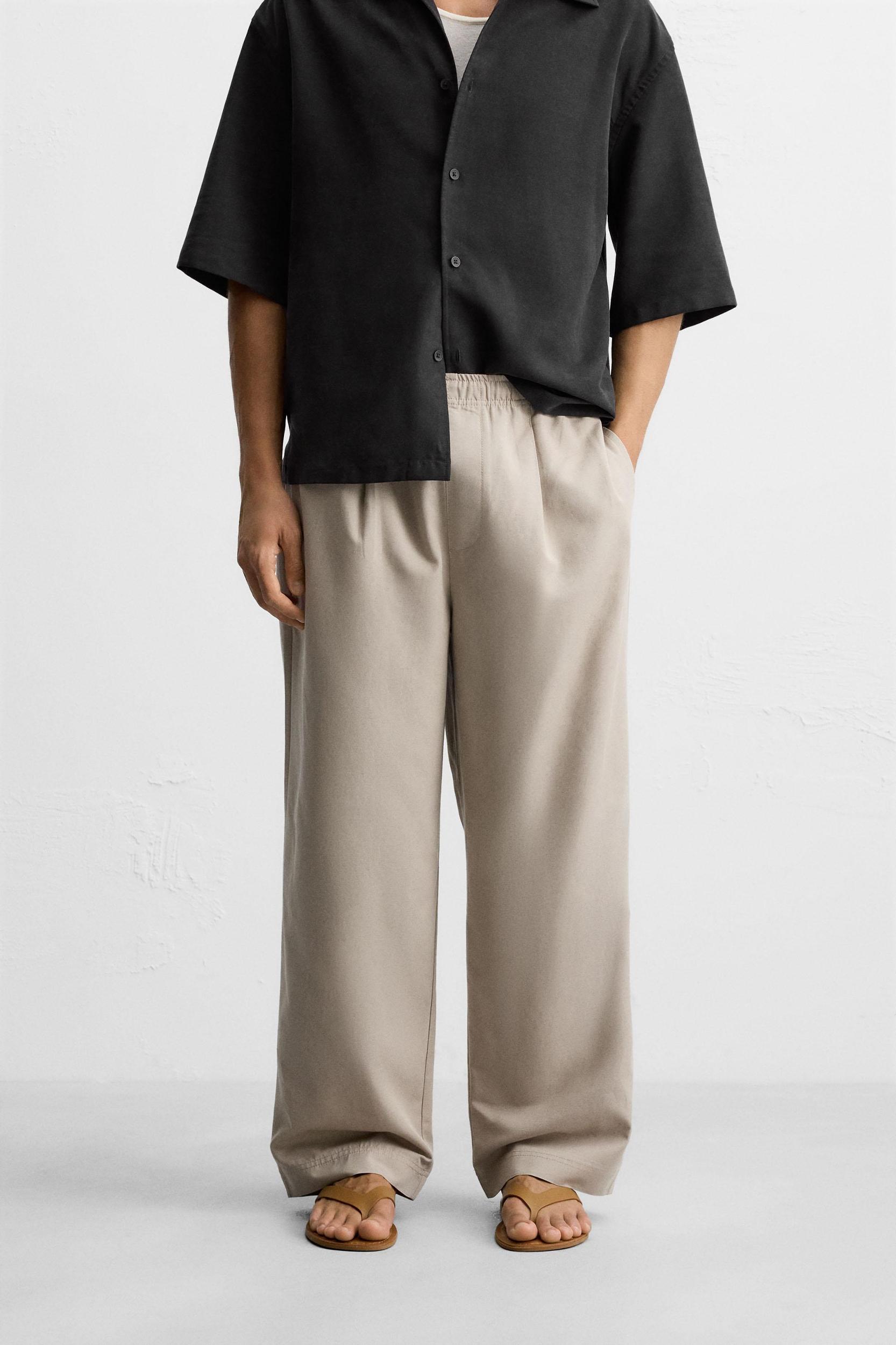 REGULAR FIT JOGGER WAIST PANTS Product Image