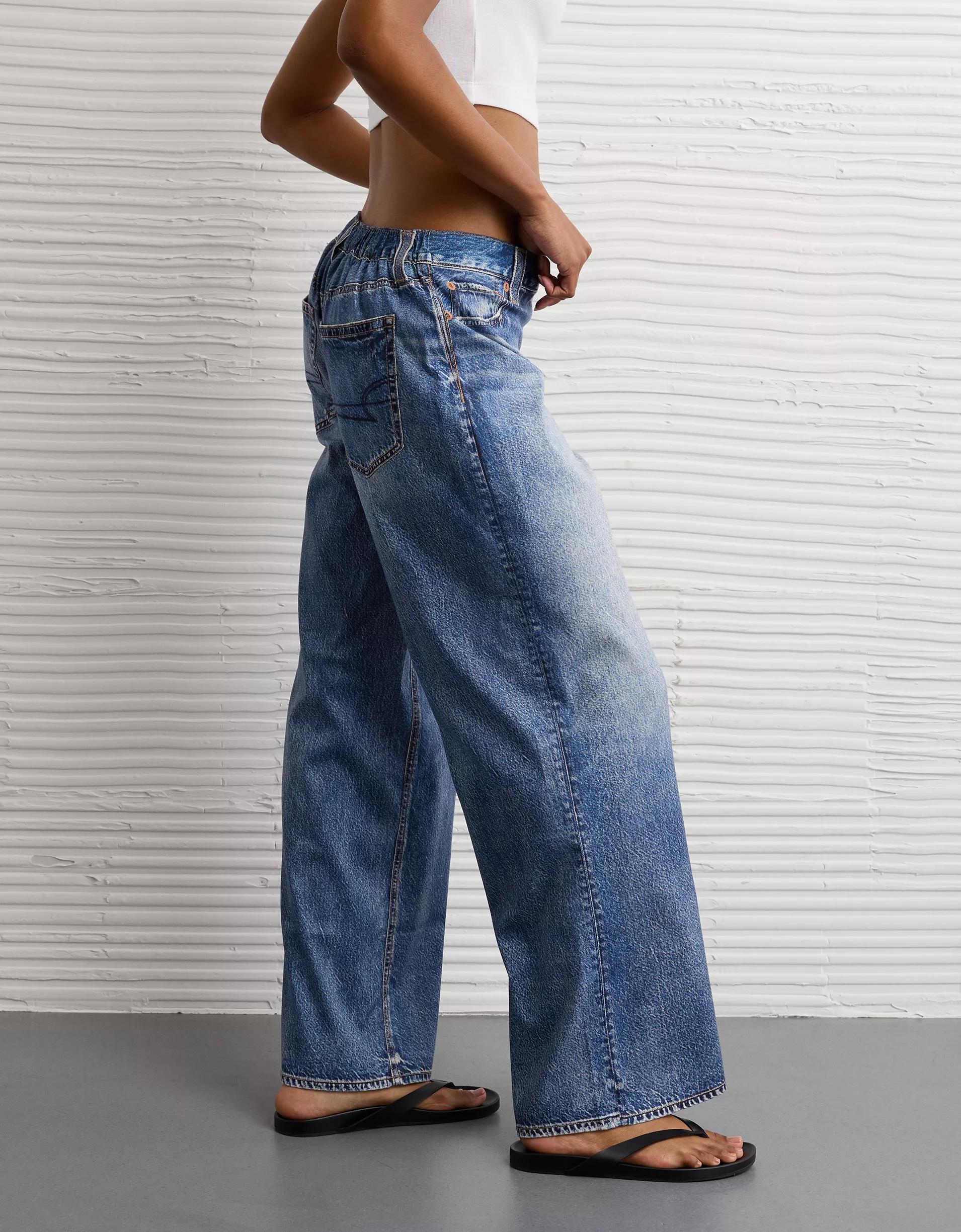 AE DBL Take Super Mid-Rise Baggy Wide-Leg Pant Product Image