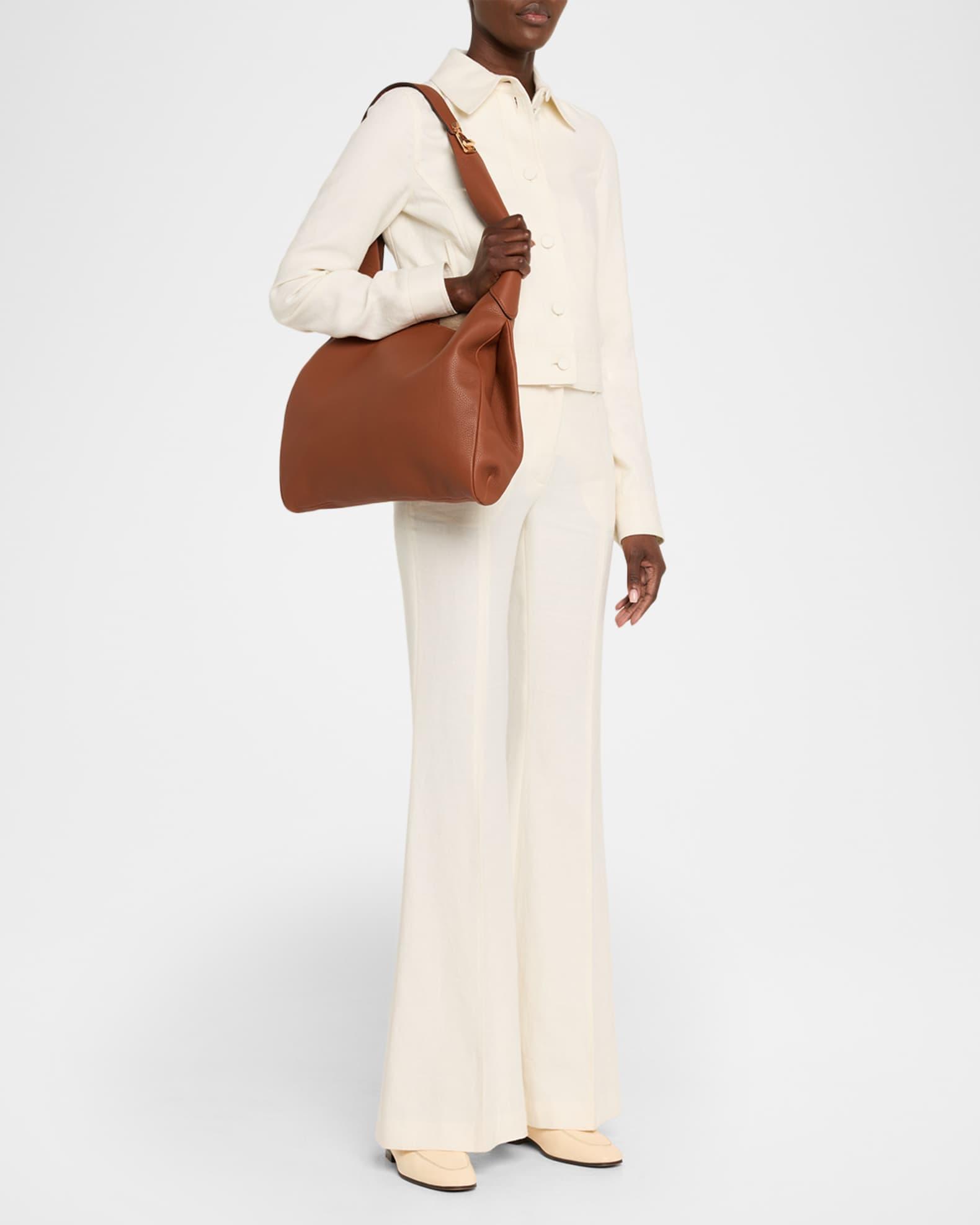 Small Supple Leather Hobo Bag Product Image