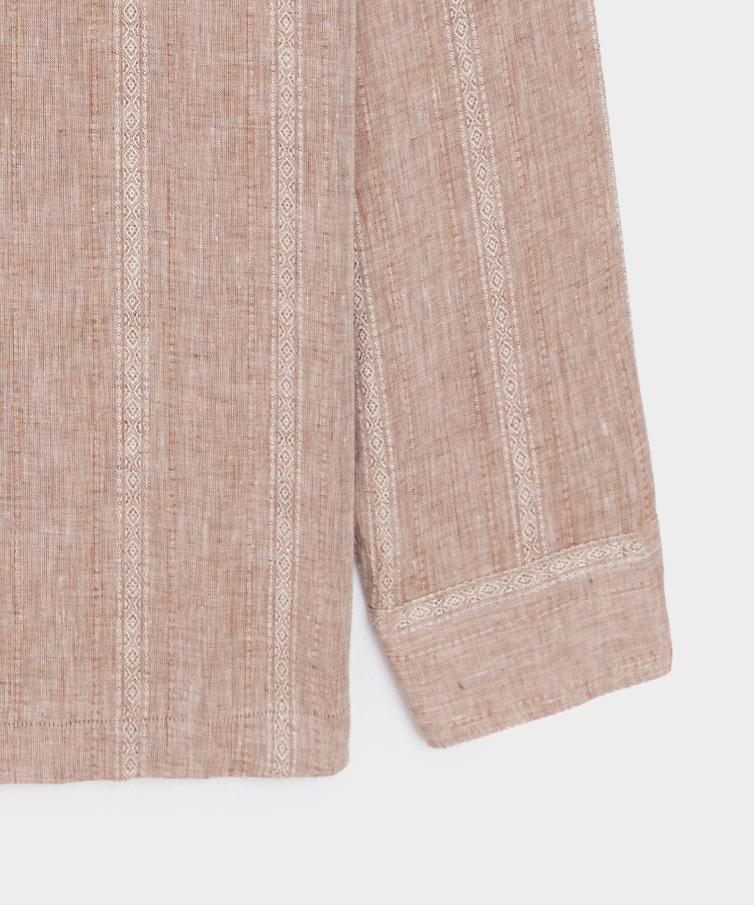 Relaxed Linen Popover Shirt Product Image