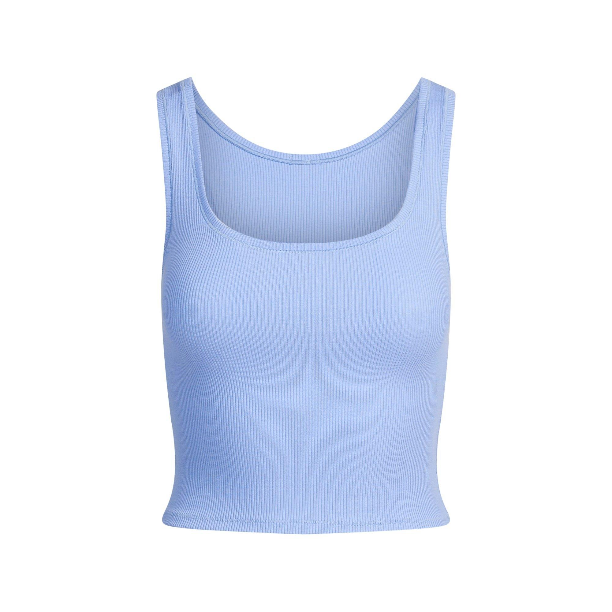 COTTON RIB TANK | BLUE VIOLET Product Image