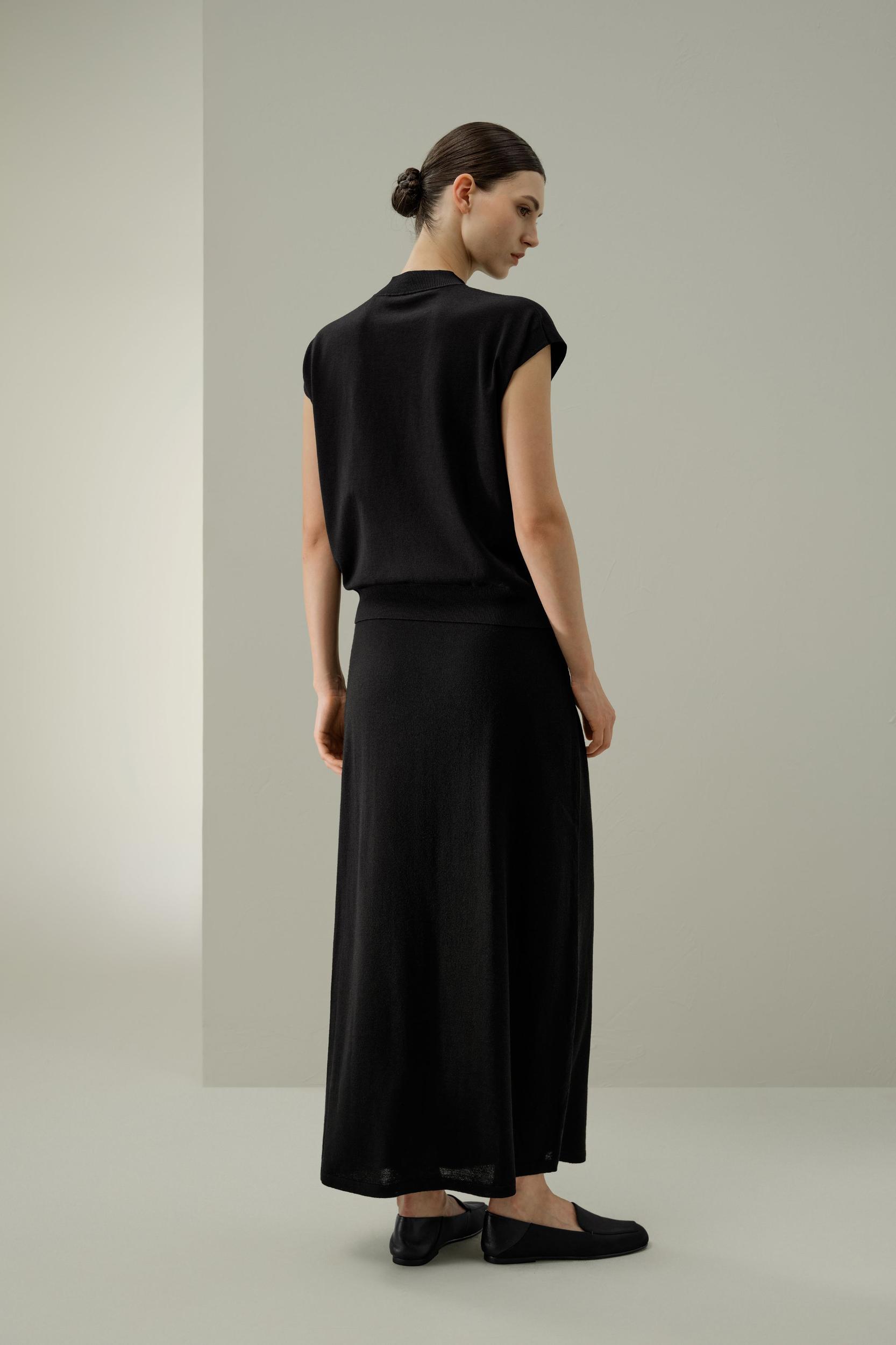 Mockneck Silk Cotton Blend Top Product Image