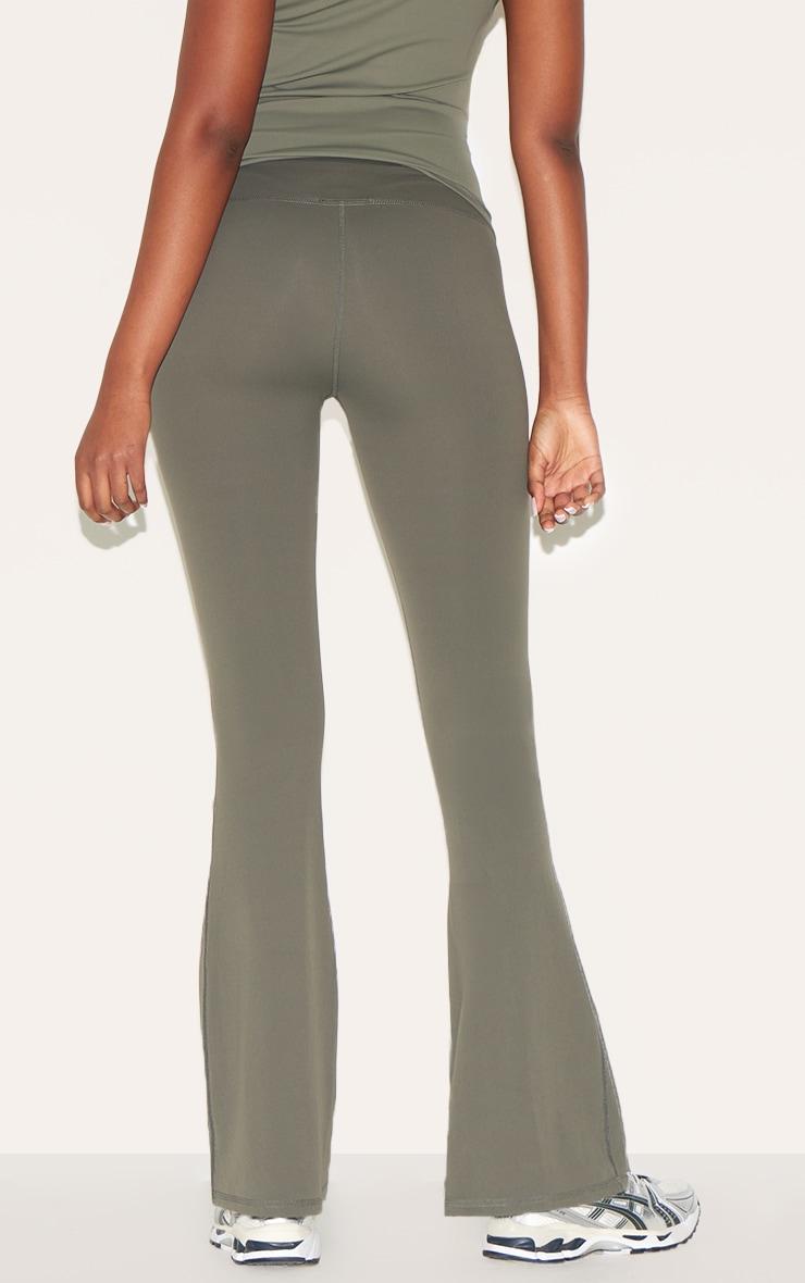 Dark Olive Ultimate Sculpt High Waist Flare Yoga Pants Product Image