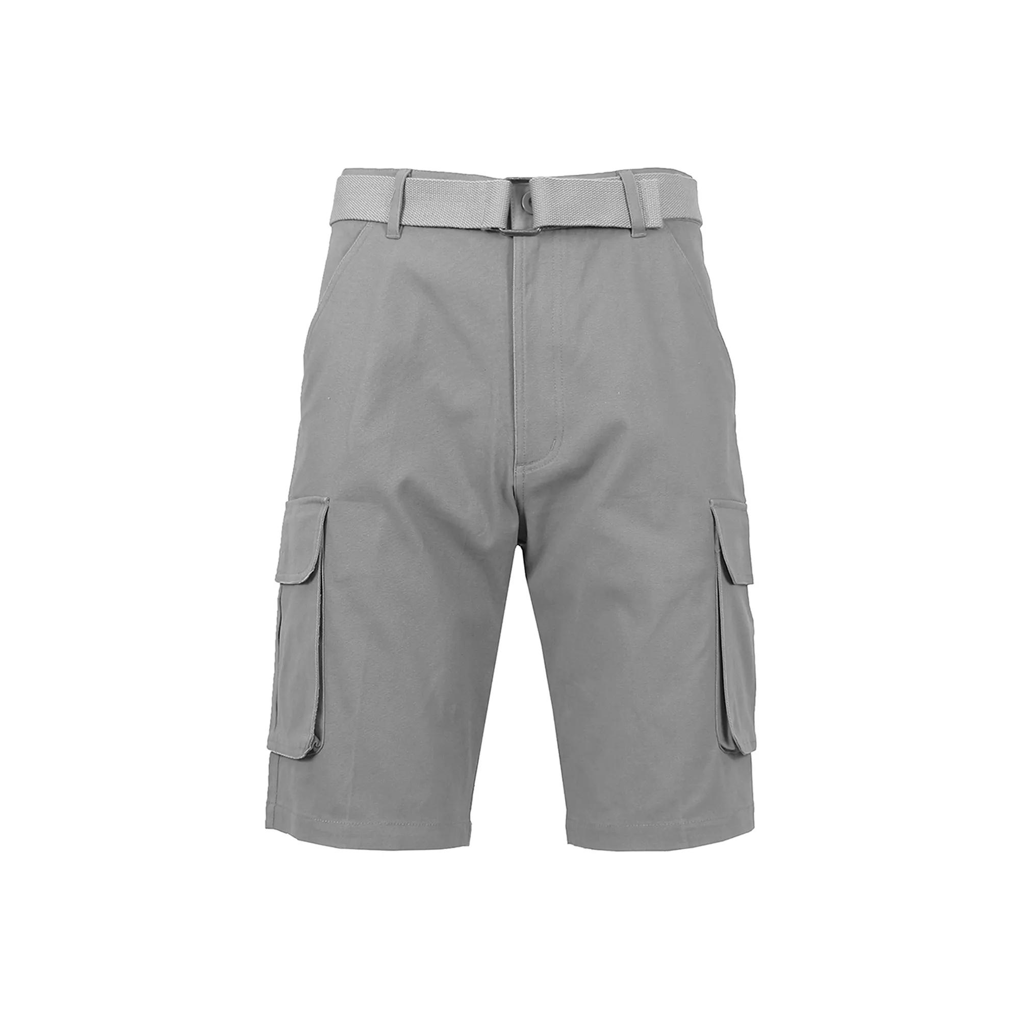 Men's Blu Rock 11.5" Slim Fit Stretch Belted Cargo Shorts,  Product Image