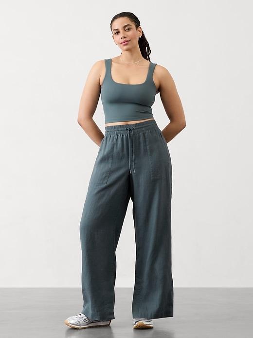 Retreat Linen High Rise Wide Leg Pant Product Image