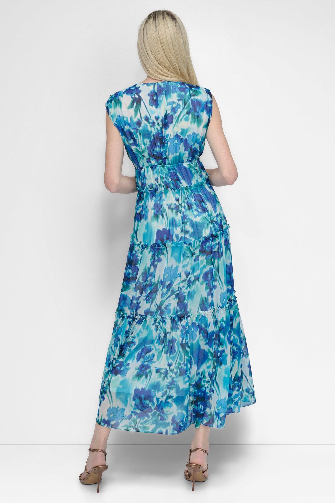 SLEEVELESS TIERED MAXI Product Image