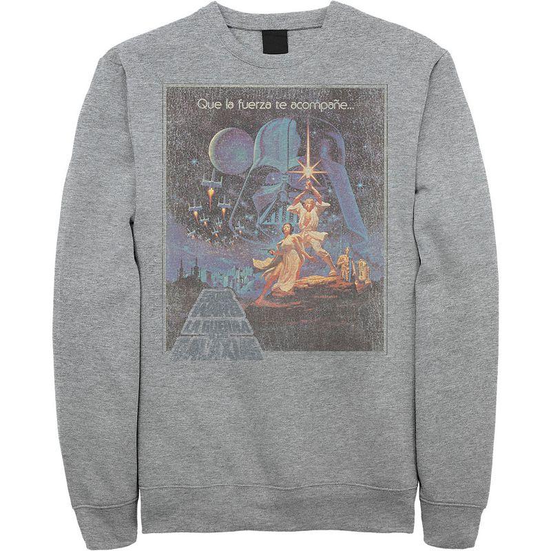 Men's Star Wars Faded VHS Cover Fleece Sweatshirt,  Product Image