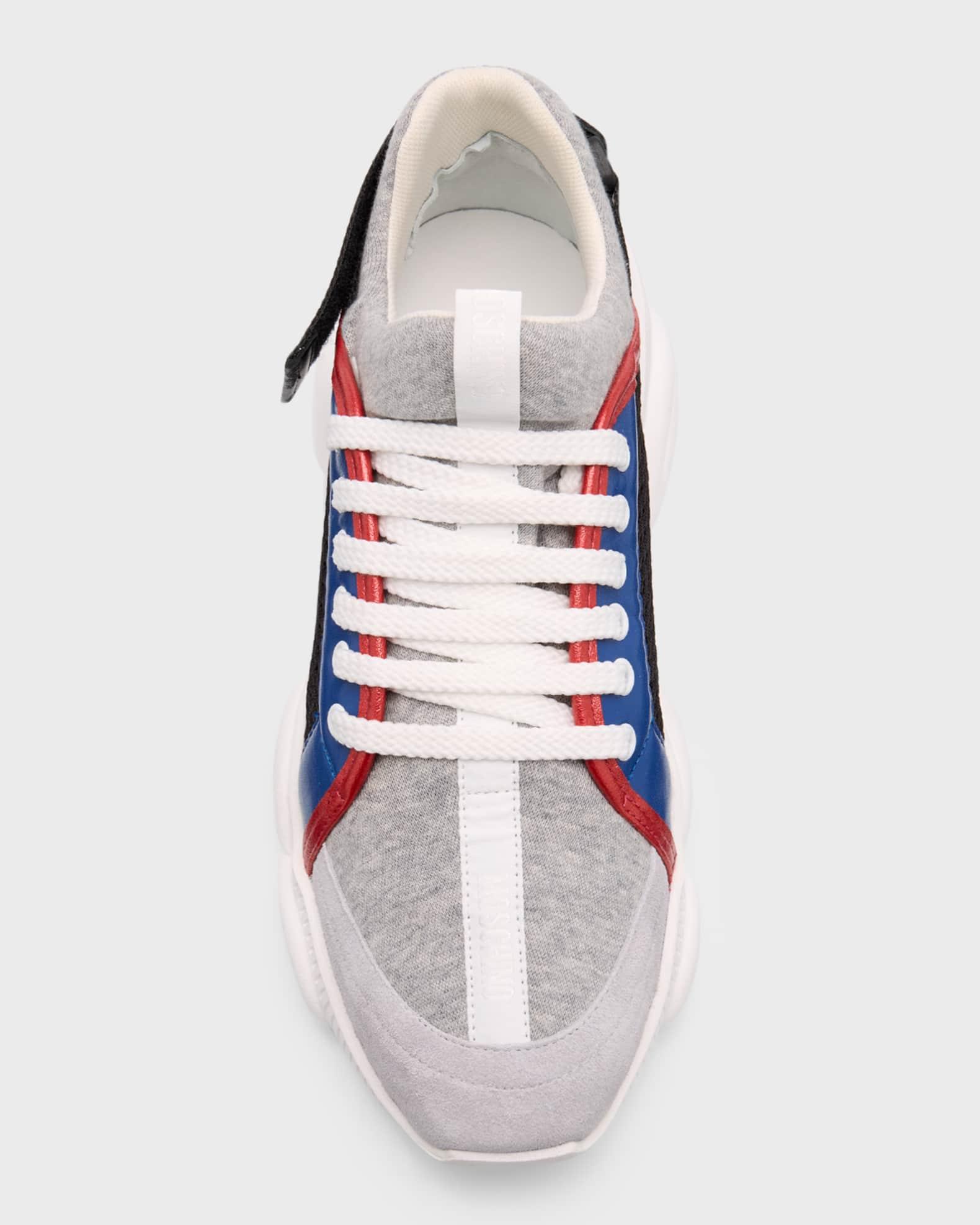 Men's Teddy Fashion Sneakers with Strap Product Image