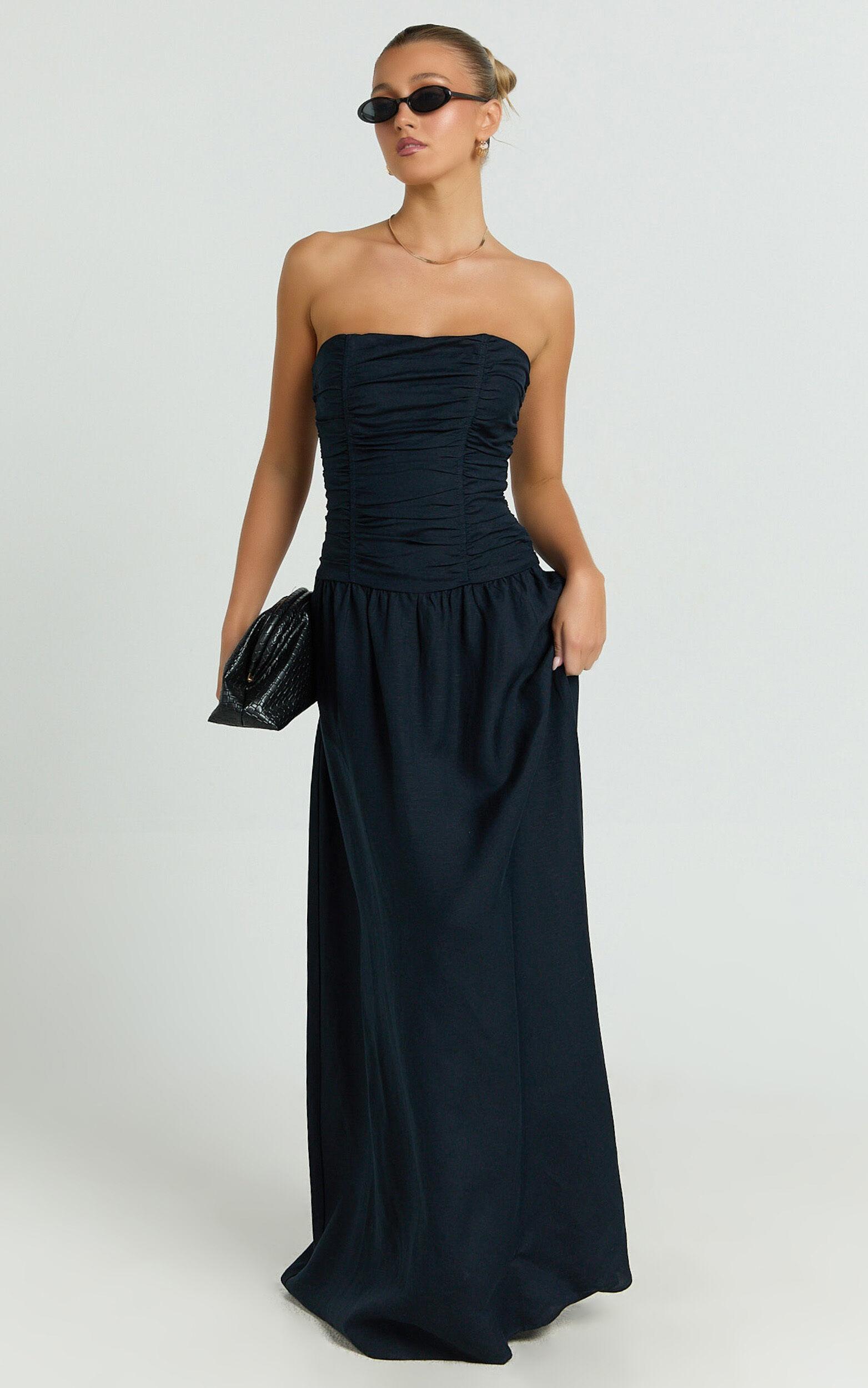 Lioness - Lush Maxi Dress in Navy Product Image