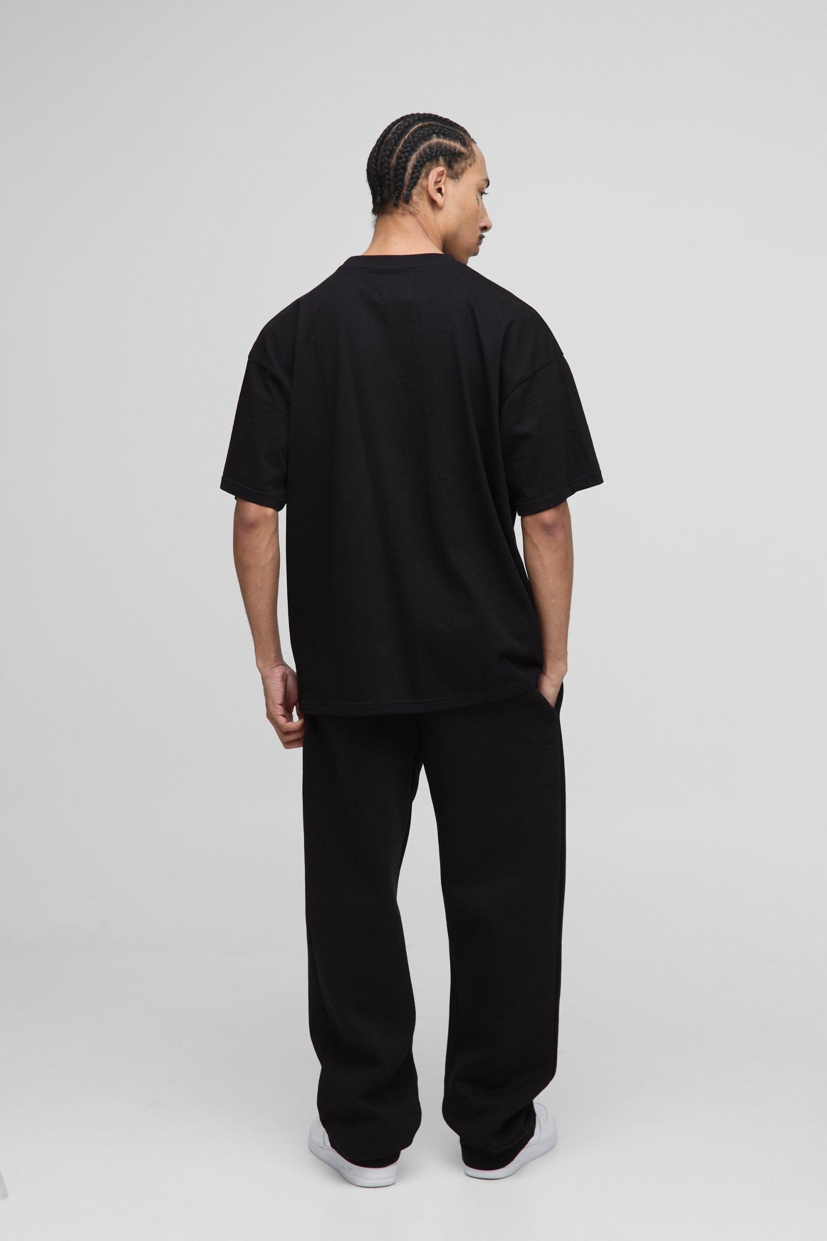 Oversized Man Paint Splatter T-Shirt | boohooMAN USA Product Image