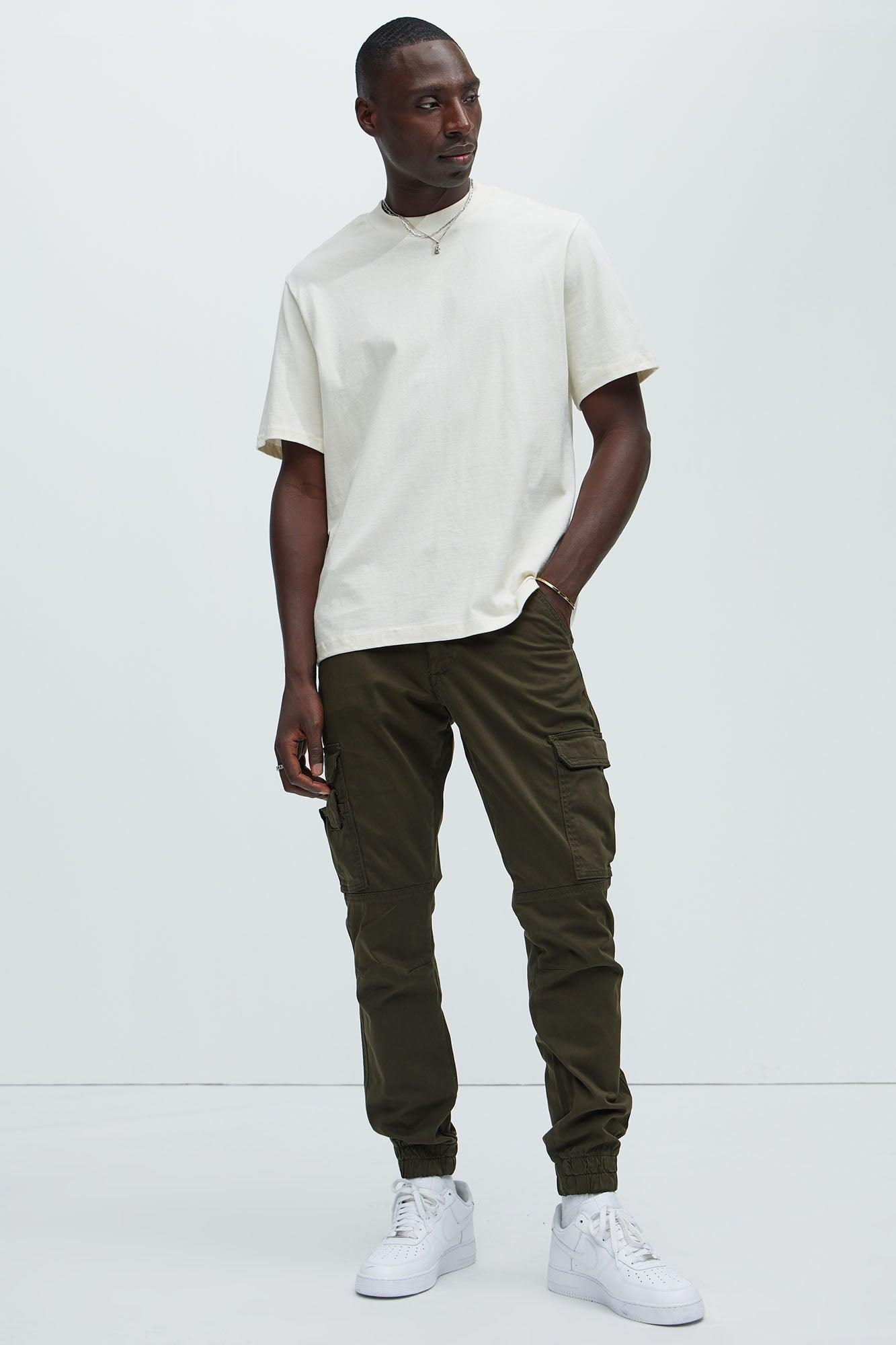 Slim Kryptonite Cargo Jogger - Olive Product Image