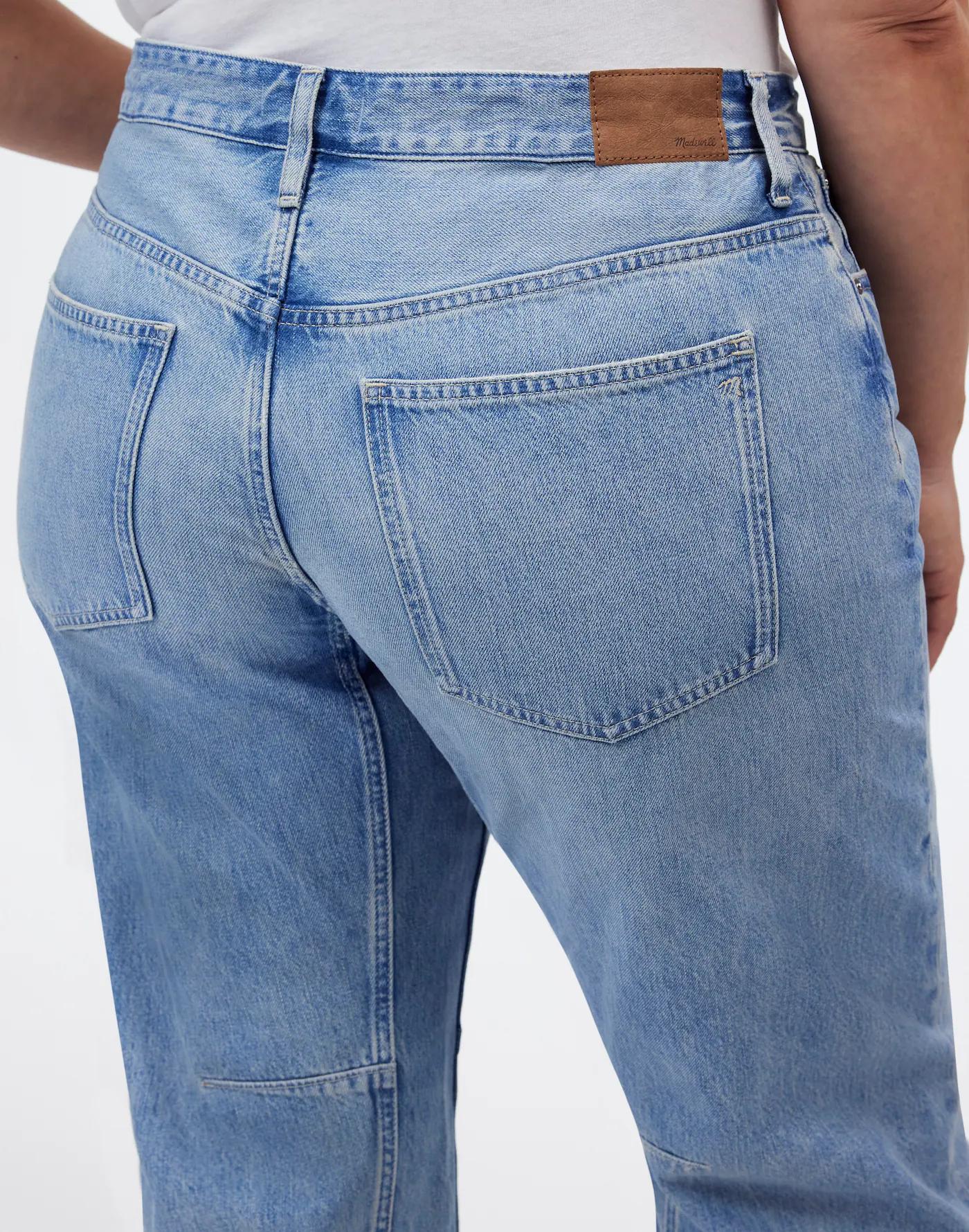 The Plus Darted Barrel-Leg Jean in Edmonson Wash Product Image