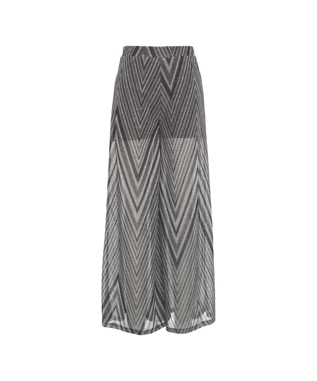 Wide leg pats in lurex Product Image
