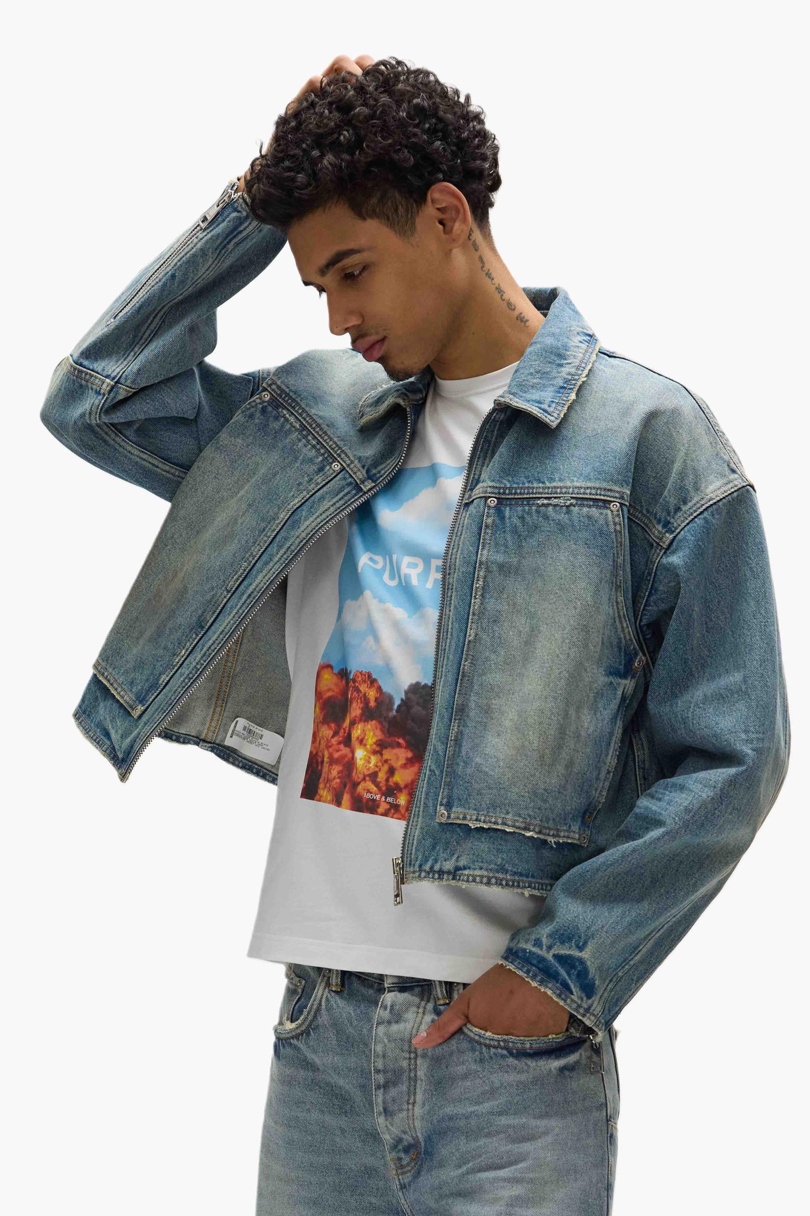 Cropped Carpenter Jacket Male Product Image