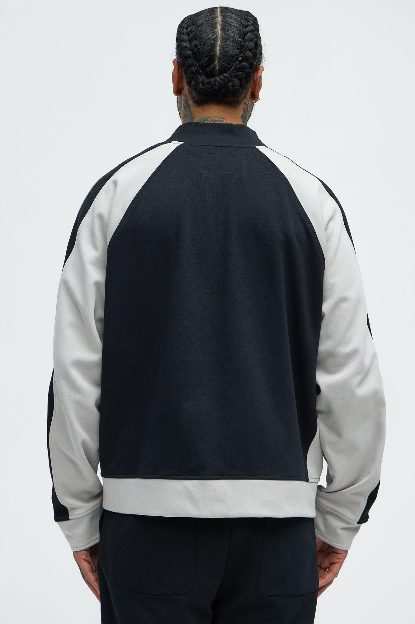Ryan Interlock Bomber Jacket - Black Product Image