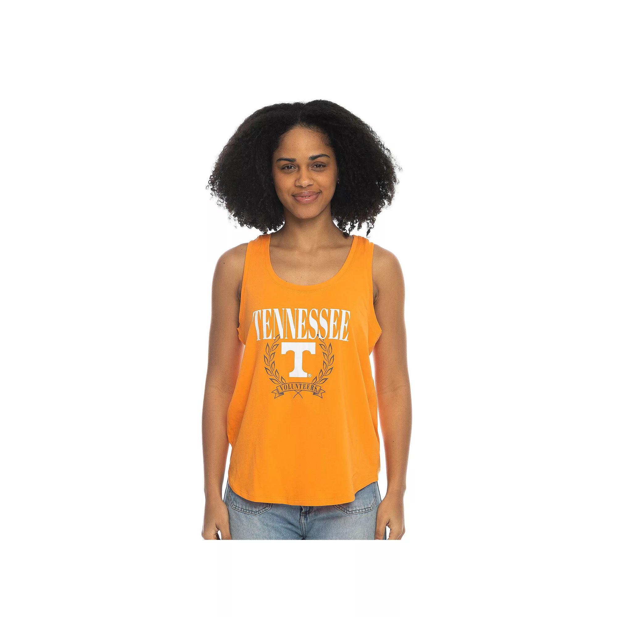Women's ZooZatz Tennessee Orange Tennessee Volunteers Everyday Tri-Blend Tank Top,  Product Image