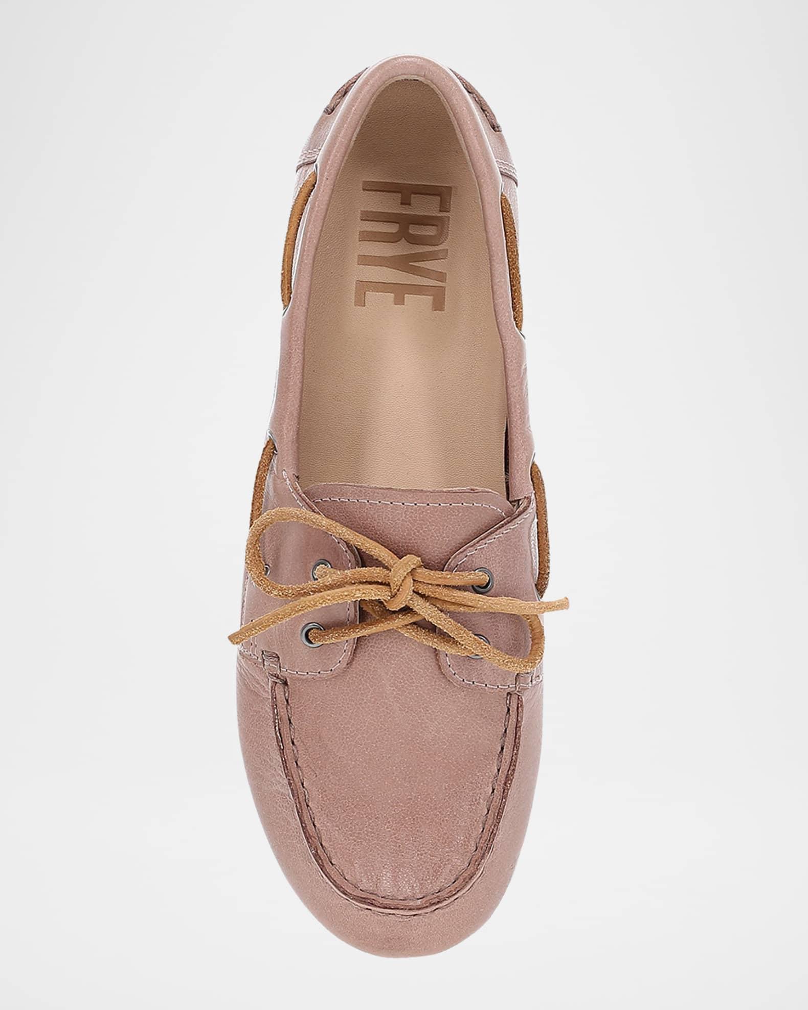 Naya Leather Boat Loafers Product Image