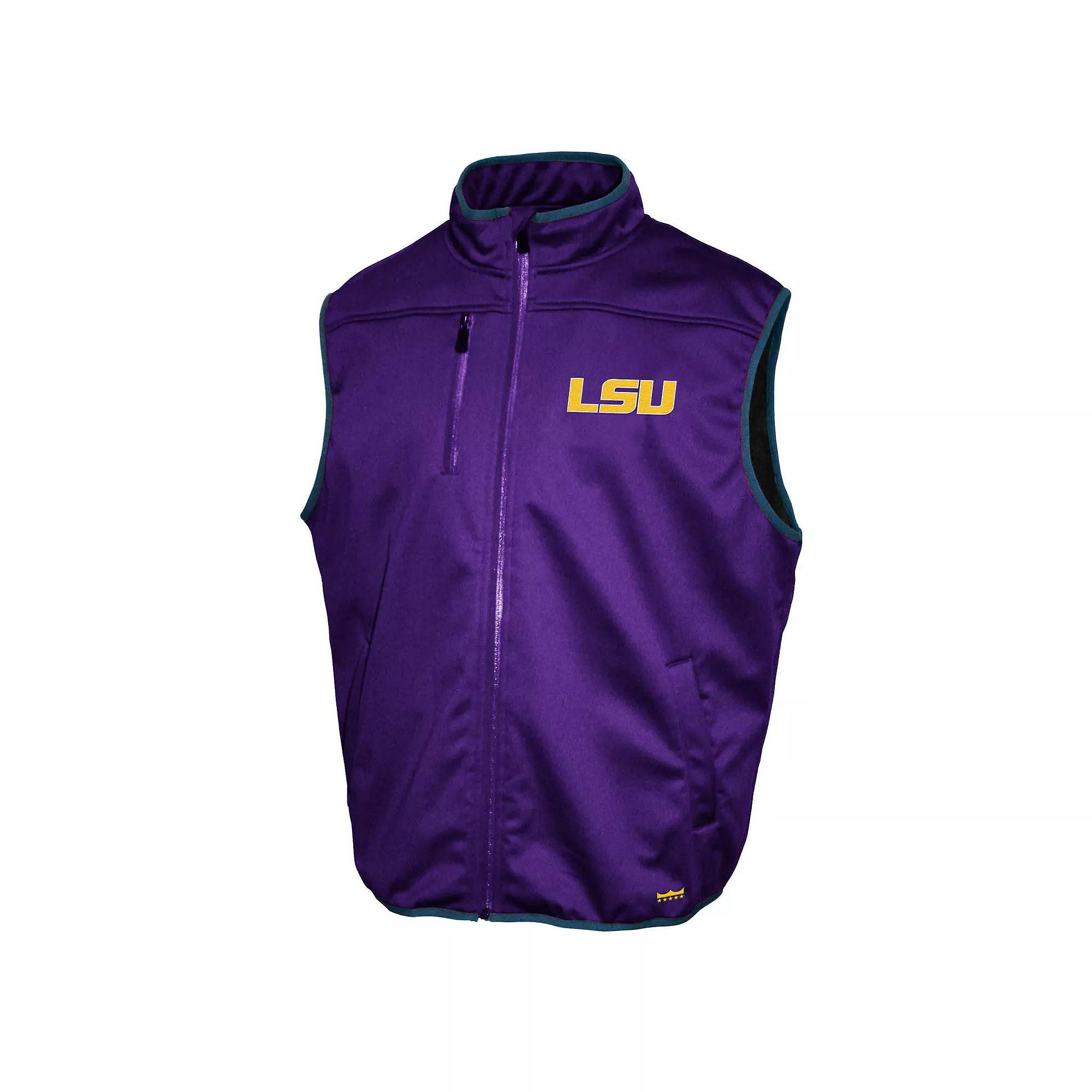 Men's Louisiana State University Tigers Softshell Vest,  Product Image