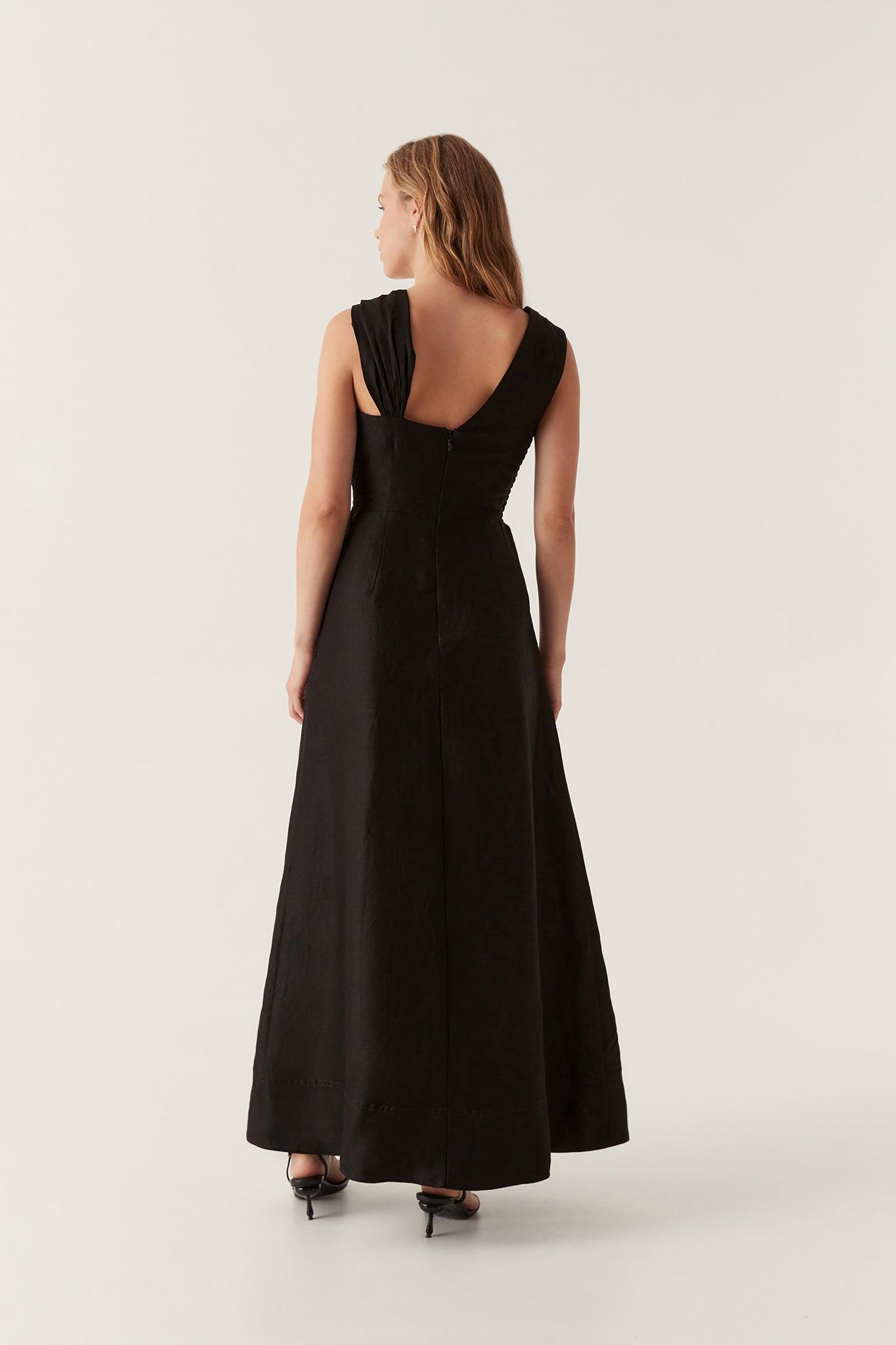 Electra Scrunch Midi Dress Product Image