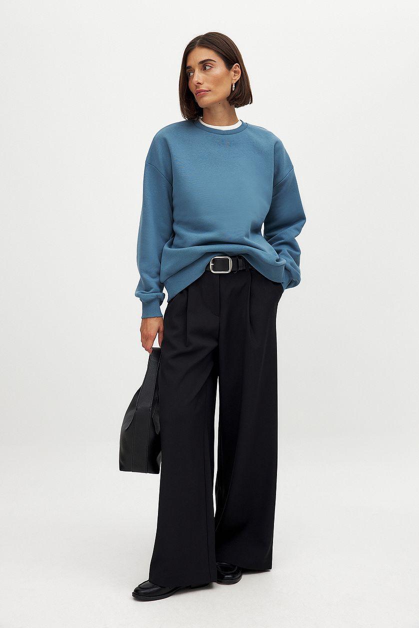 Oversized Sweatshirt Blue Product Image