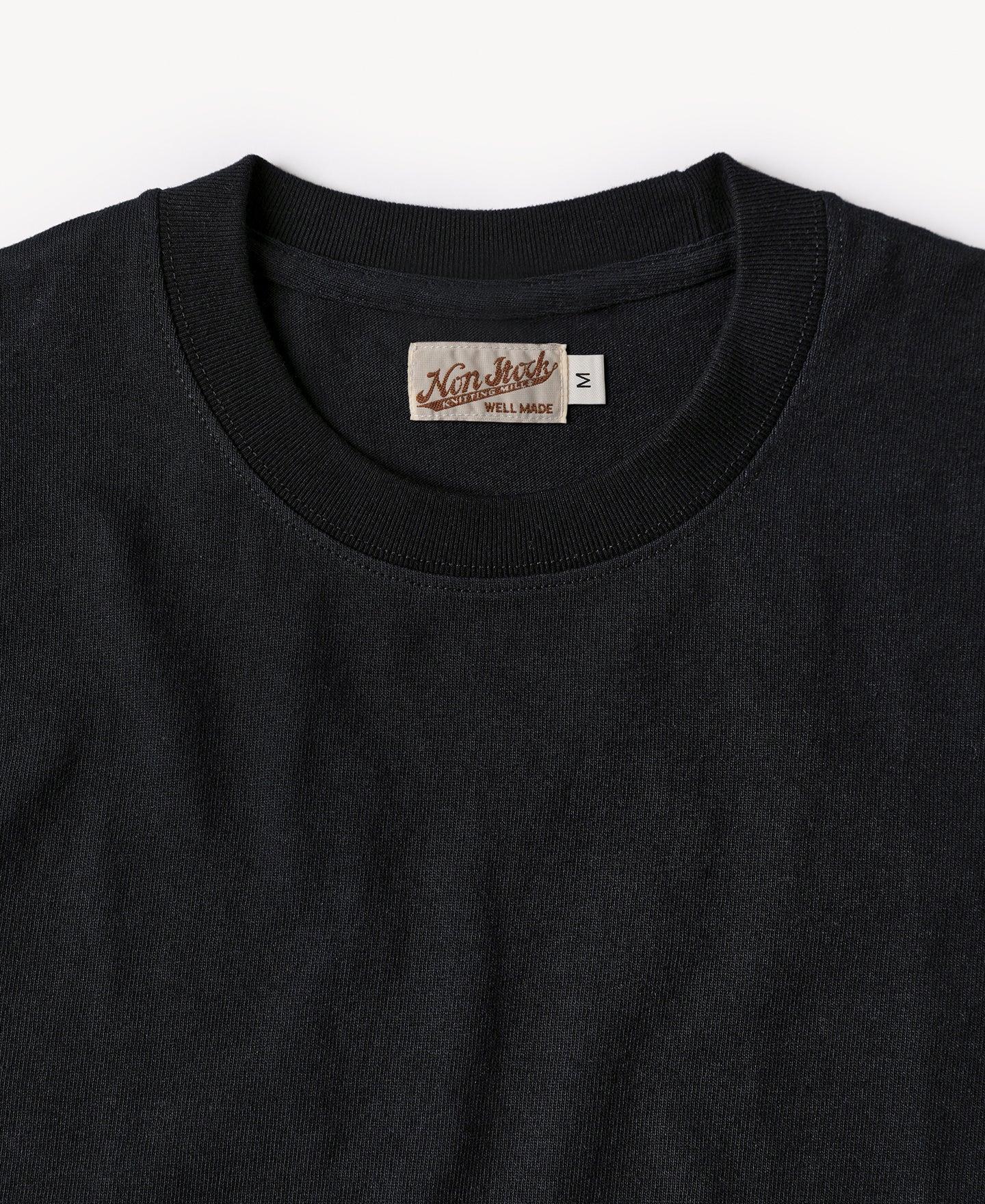 9 oz Cotton Tubular T-Shirt - Black Product Image