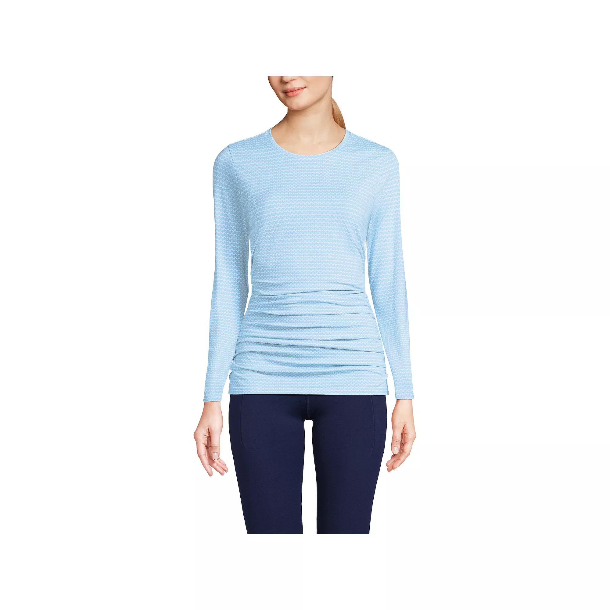 Women's Lands' End Power Performance Long Sleeve Fitted T-Shirt,  Product Image