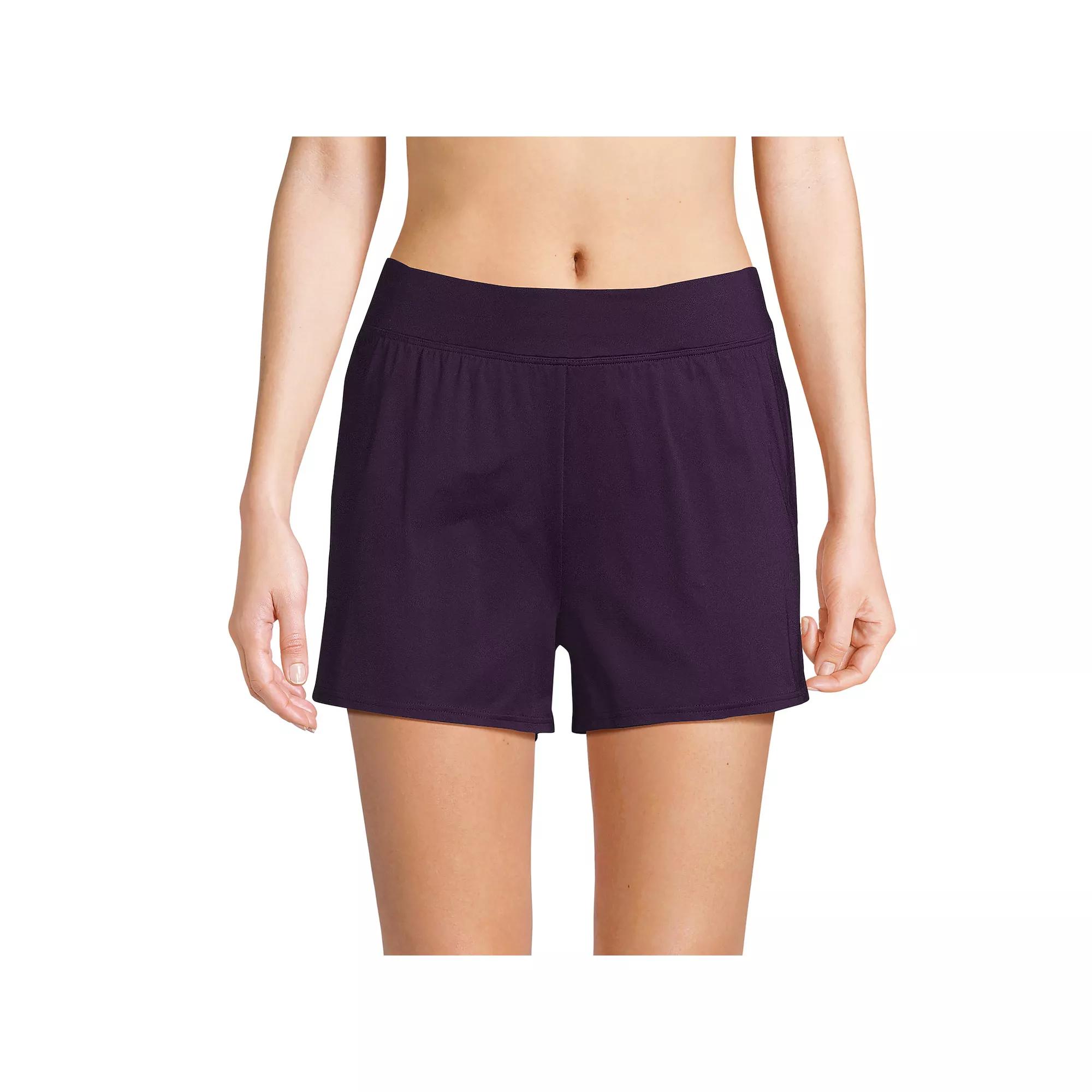 Women's Lands' End 3" Chlorine Resistant Smoothing Control Swim Shorts,  Product Image