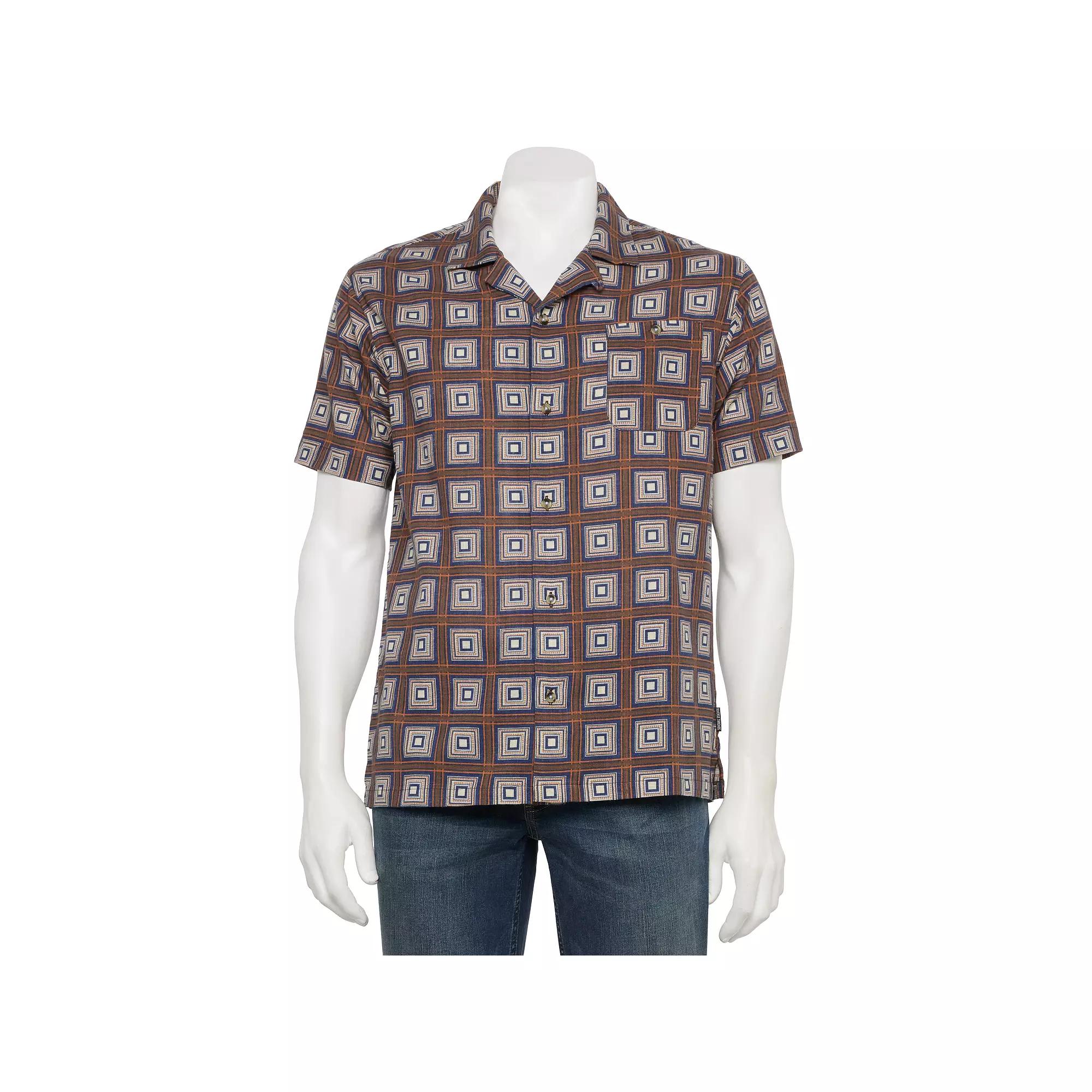 Men's Reverse Threads Men's Reverse Threads Rowan Print Button Down-Shirt,  Product Image