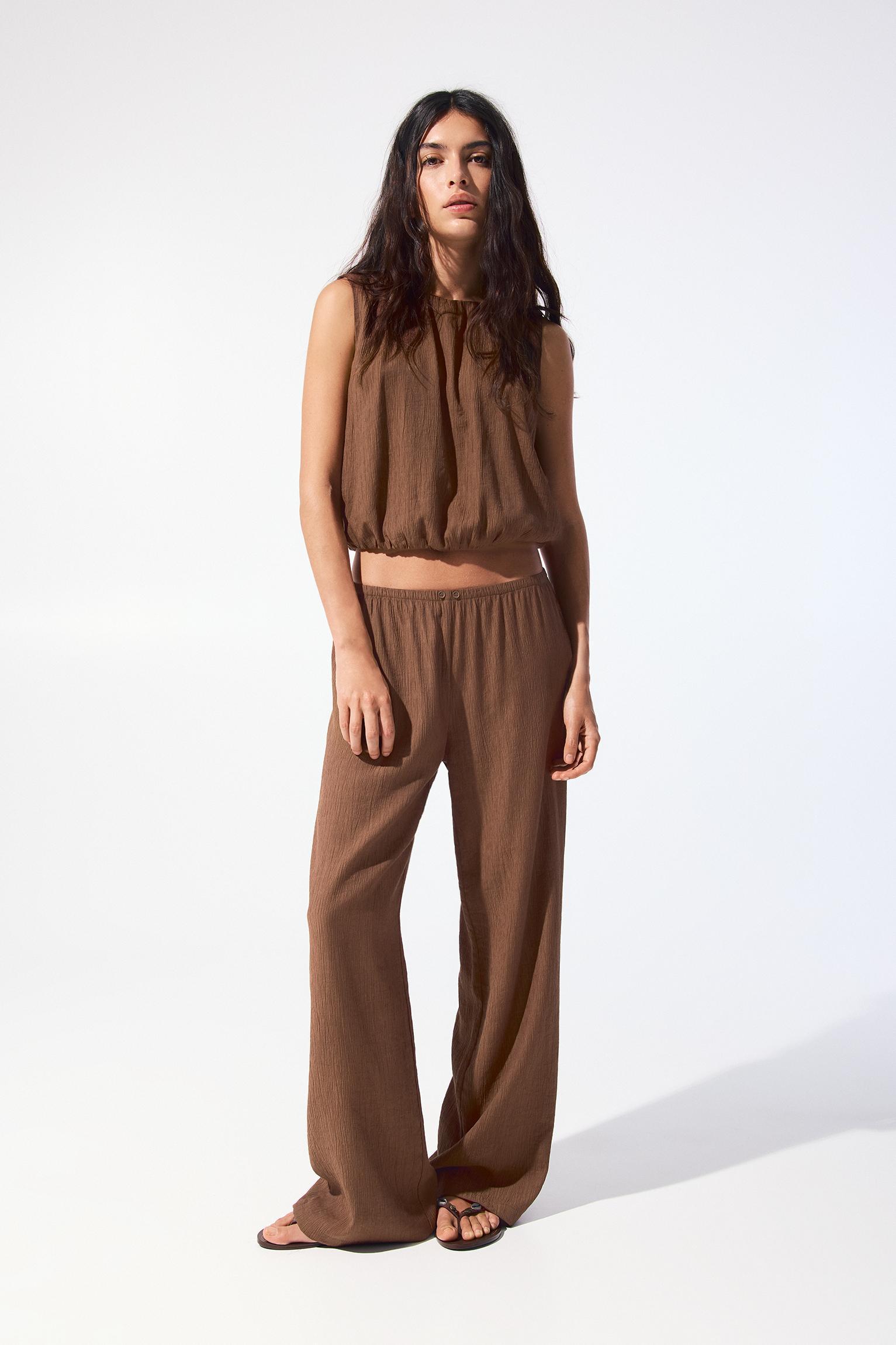 Rustic pajama-style pants Product Image