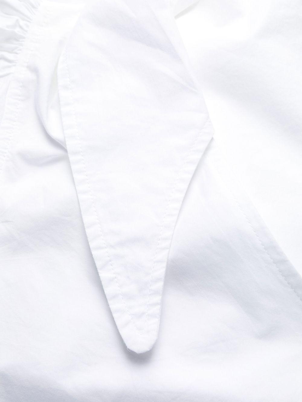 V-neck organic cotton midi dress Product Image