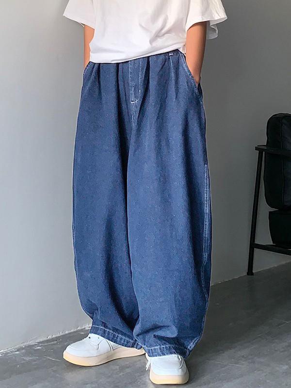 Men's Vintage Skater Loose Jeans Product Image