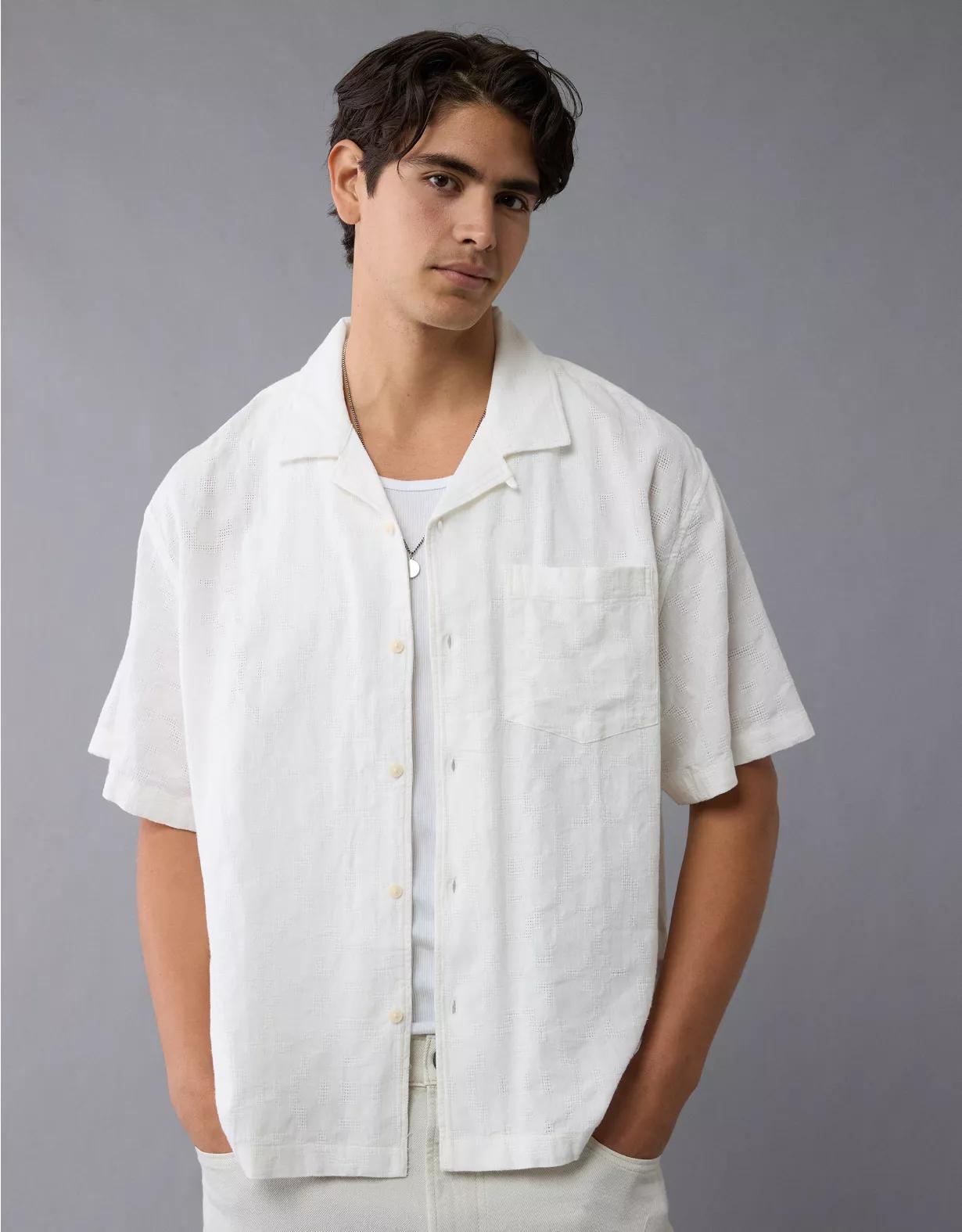 AE Poolside Button-Up Shirt Product Image