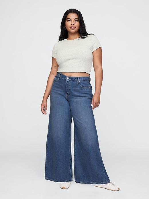 Mid Rise UltraSoft Baggy Jeans Product Image