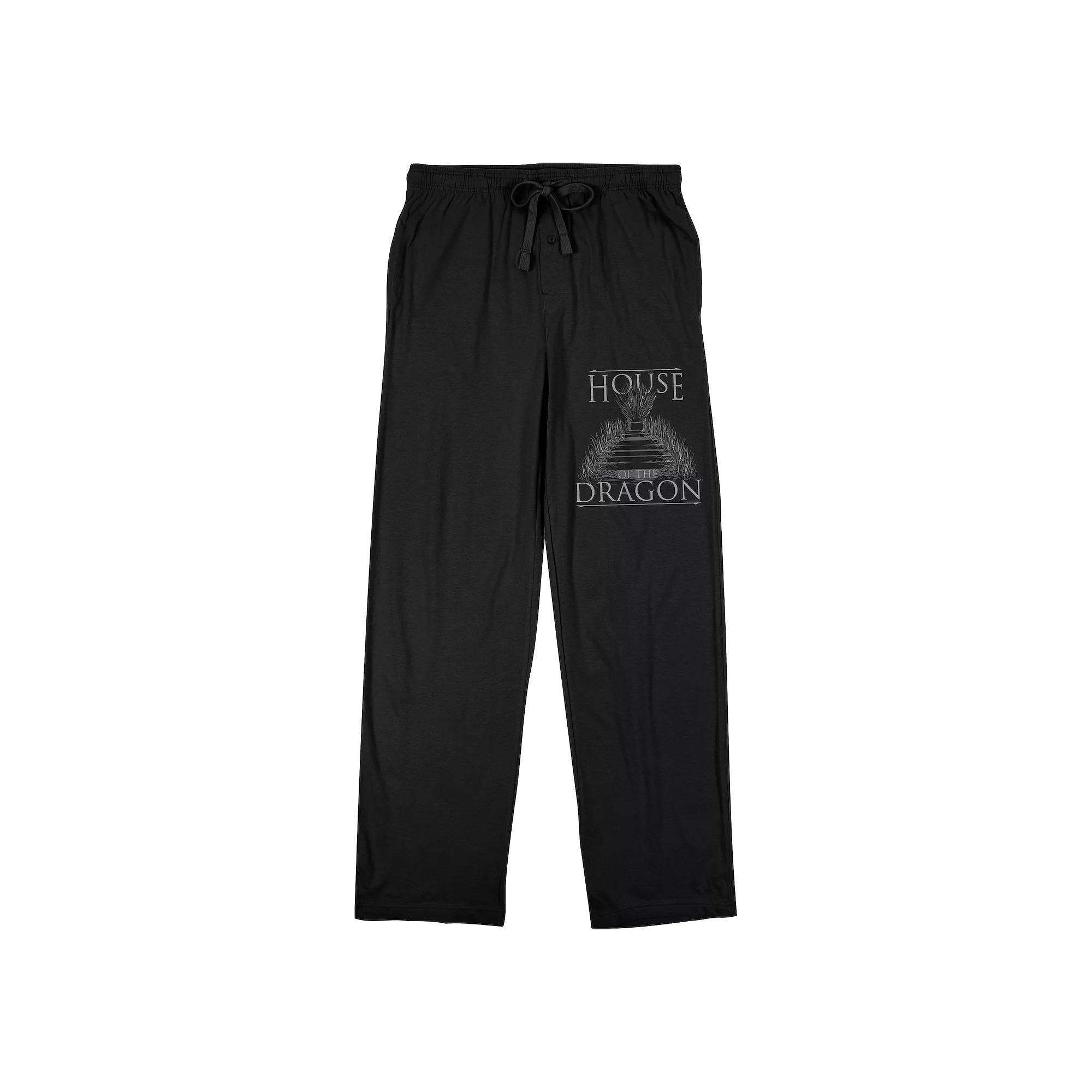 Men's House of Dragon Gold Dragon Wings Pajama Pants,  Product Image