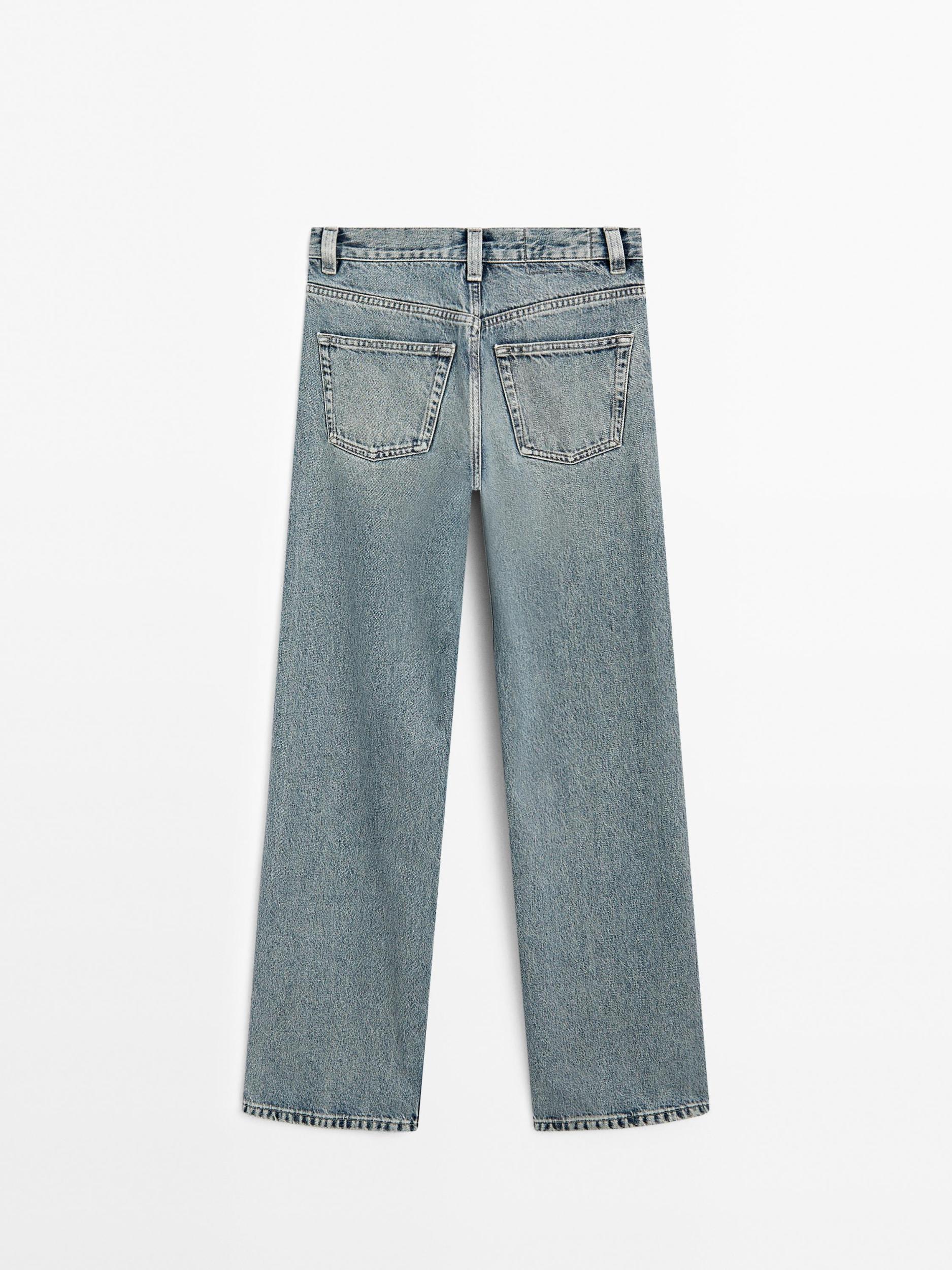 High-waist wide-leg jeans Product Image