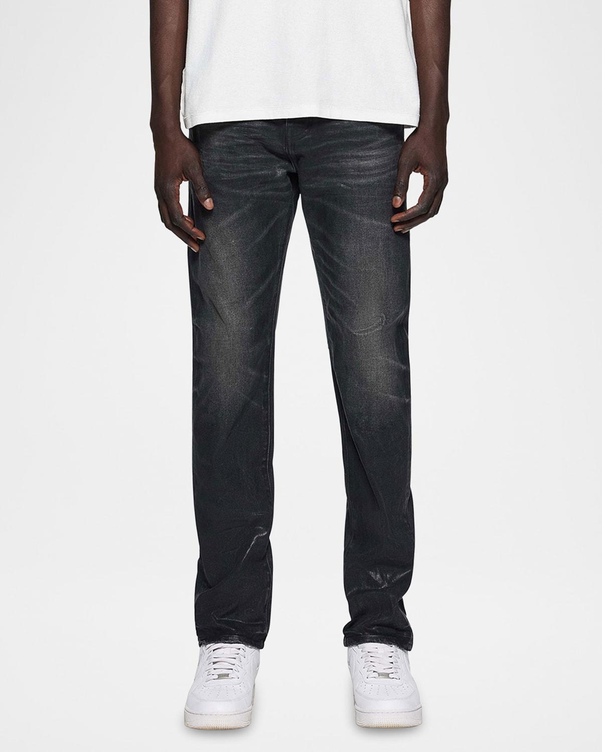 Mens Double Dip Coated Straight-Leg Jeans Product Image